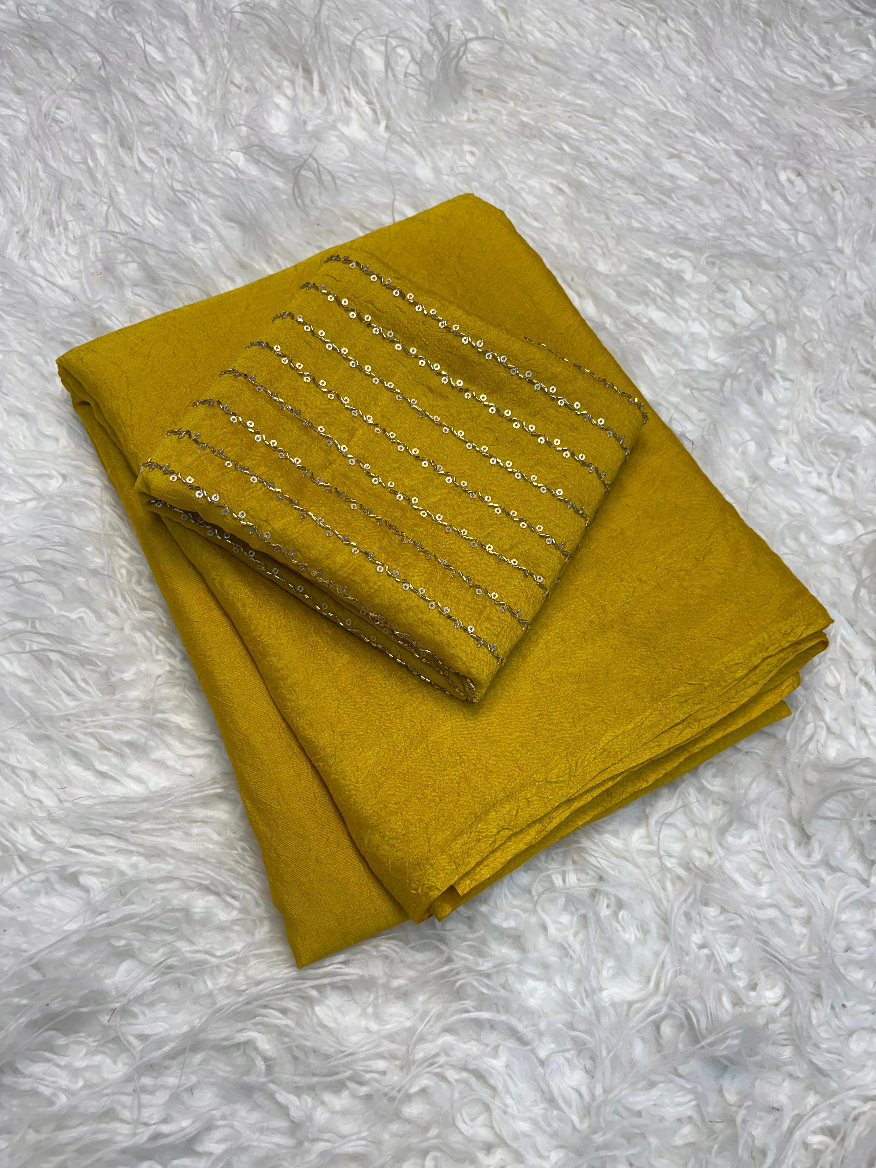 CRUSH DESIGNER SAREE