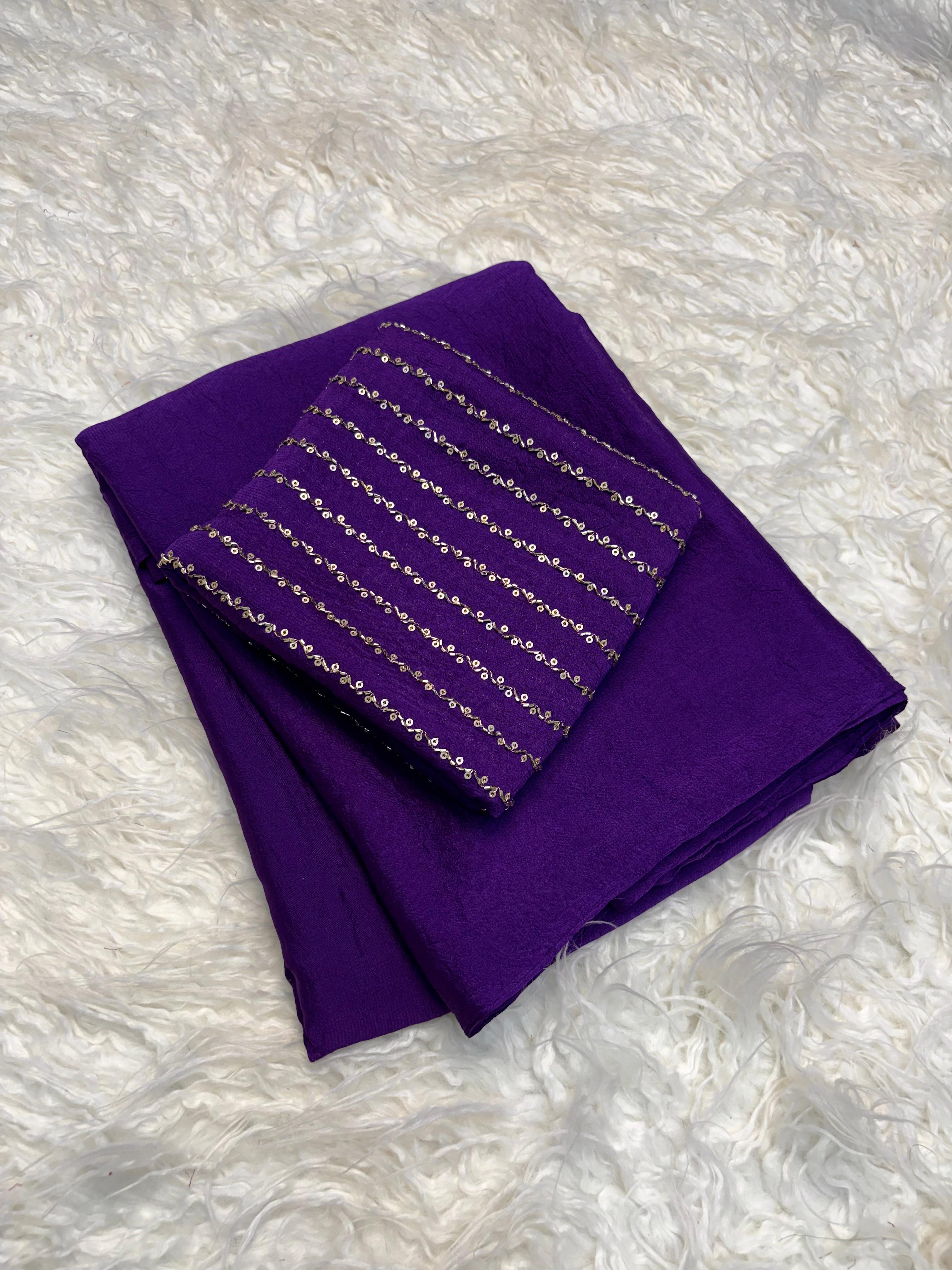 CRUSH DESIGNER SAREE