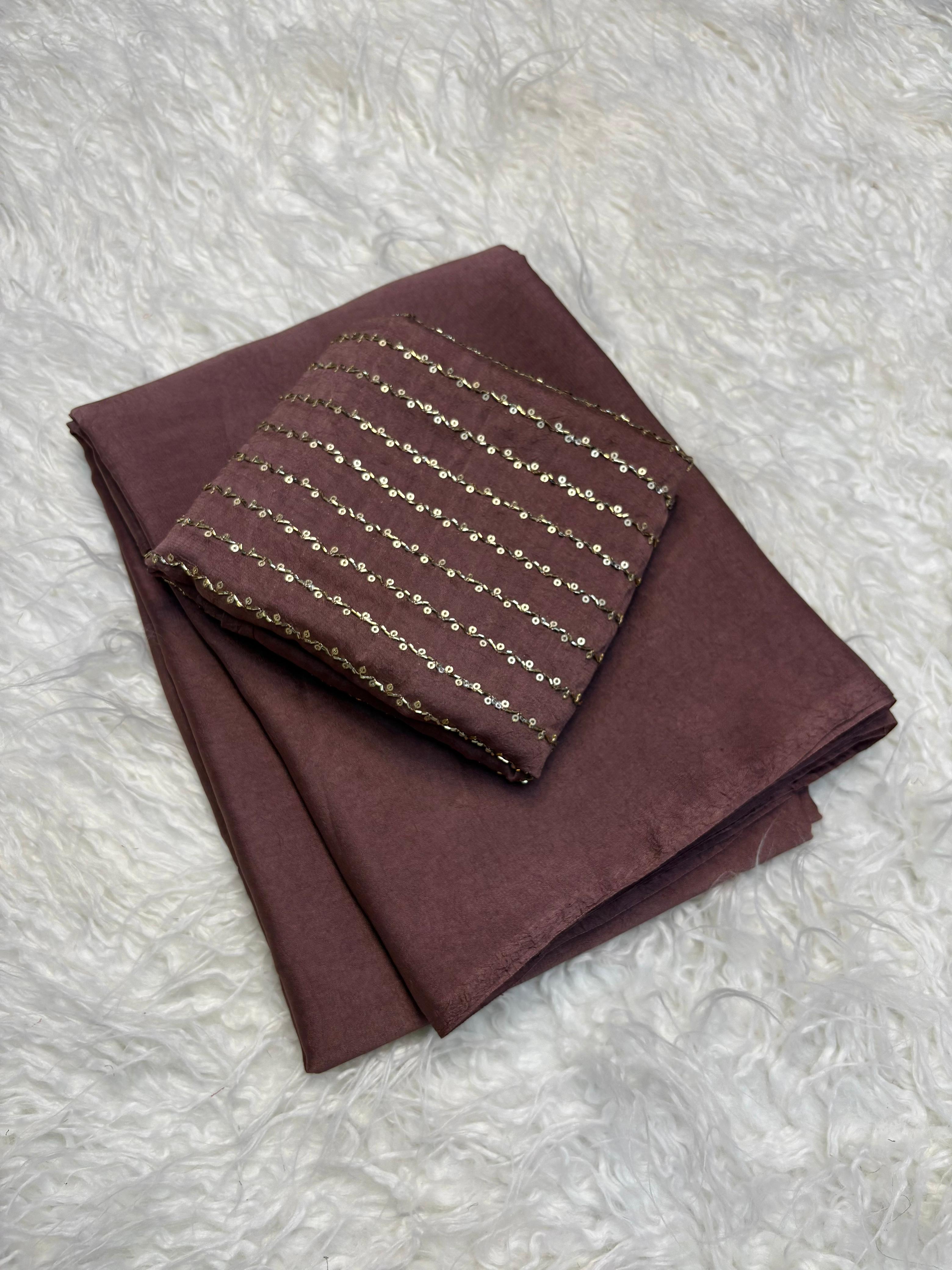 CRUSH DESIGNER SAREE
