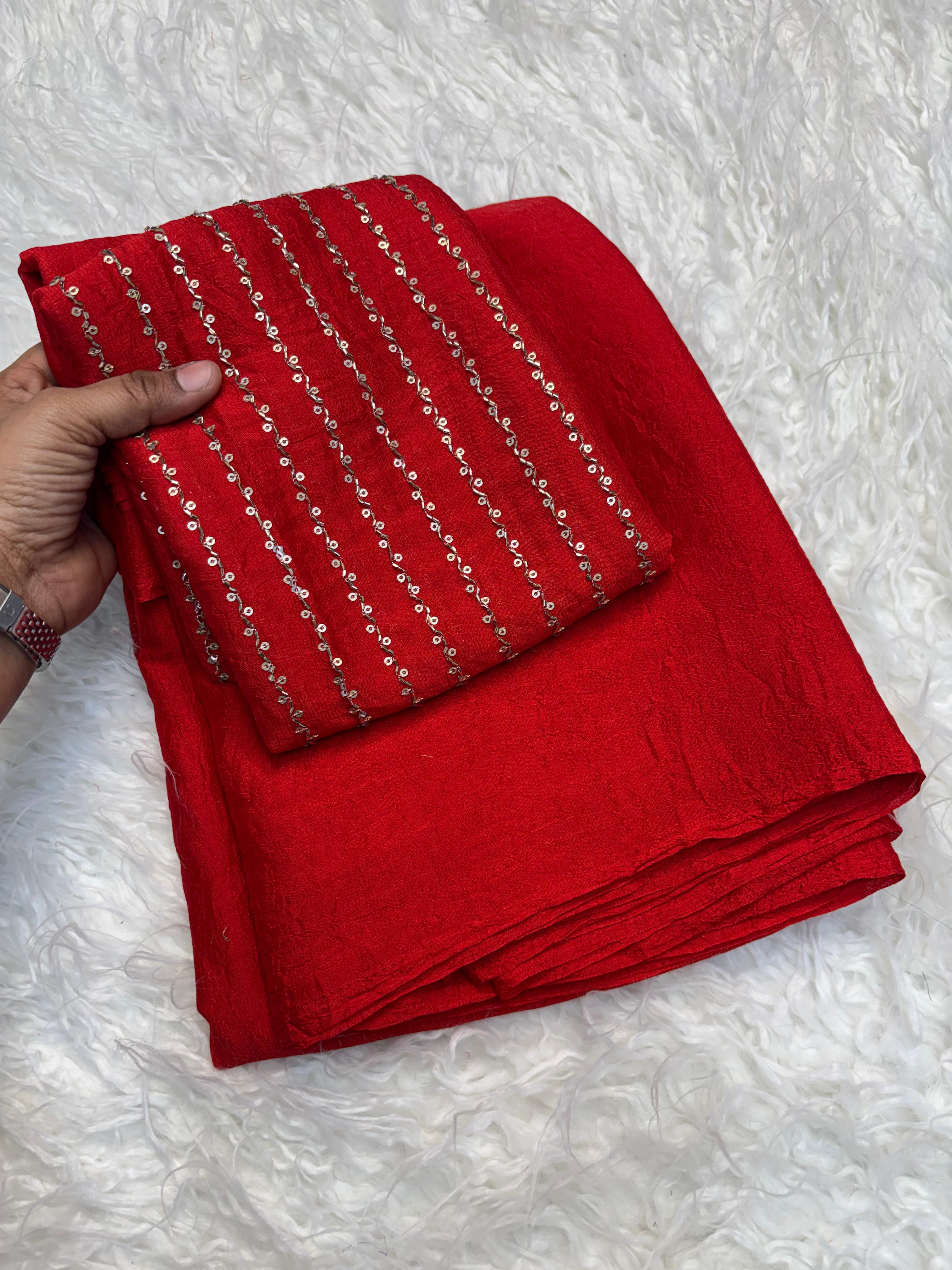 CRUSH DESIGNER SAREE