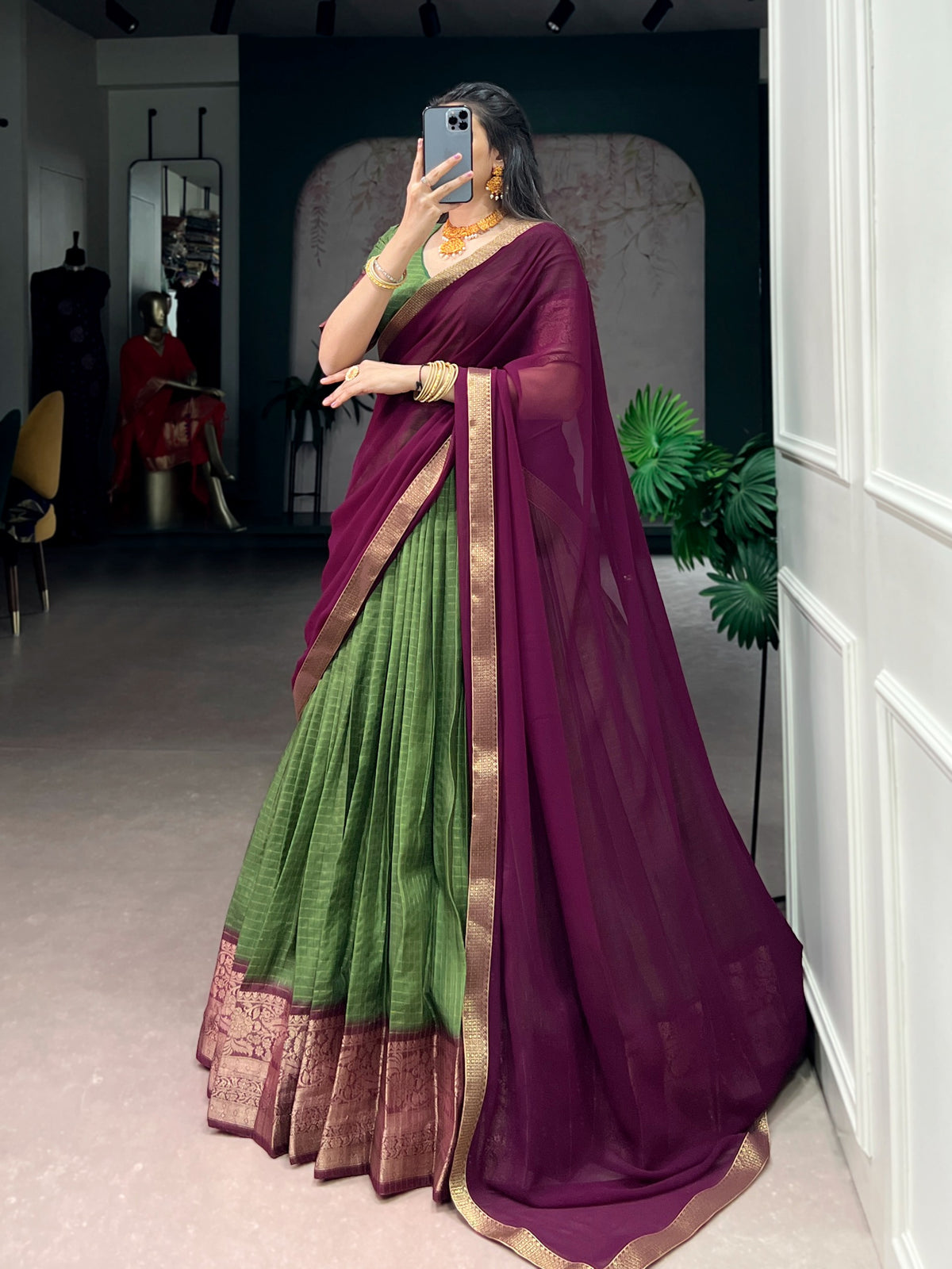 Dola chex Lehenga