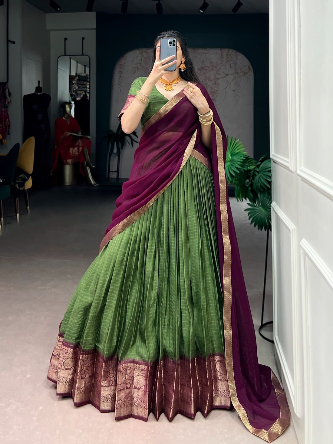 Dola chex Lehenga