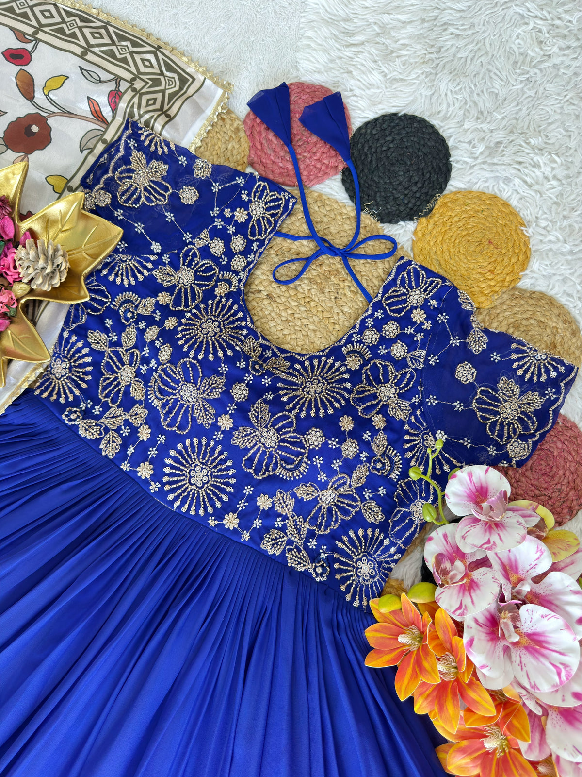 Maggam work gown