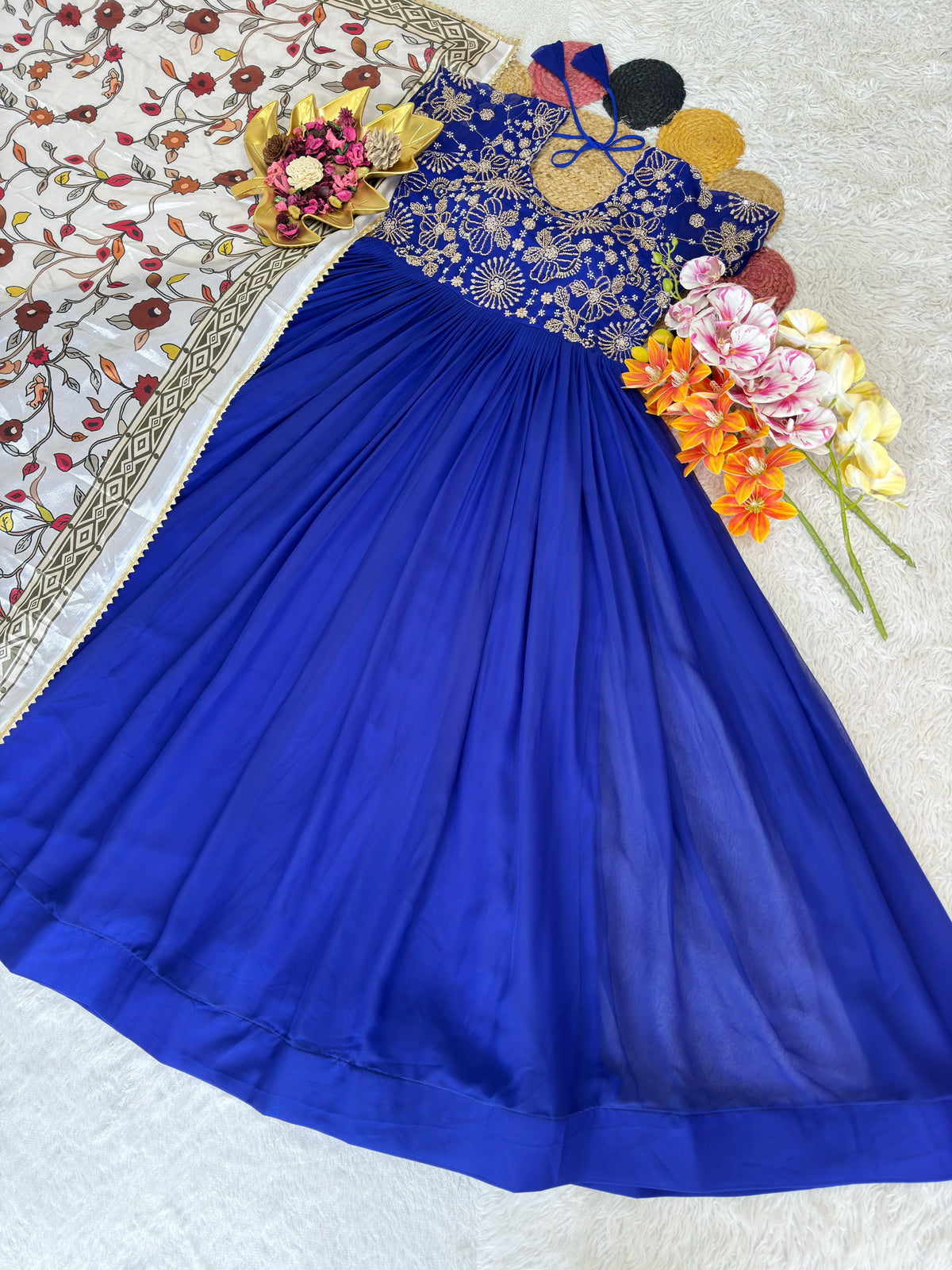 Maggam work gown
