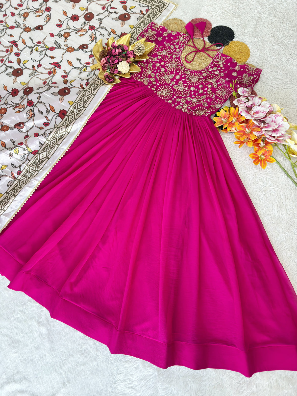 Maggam work gown
