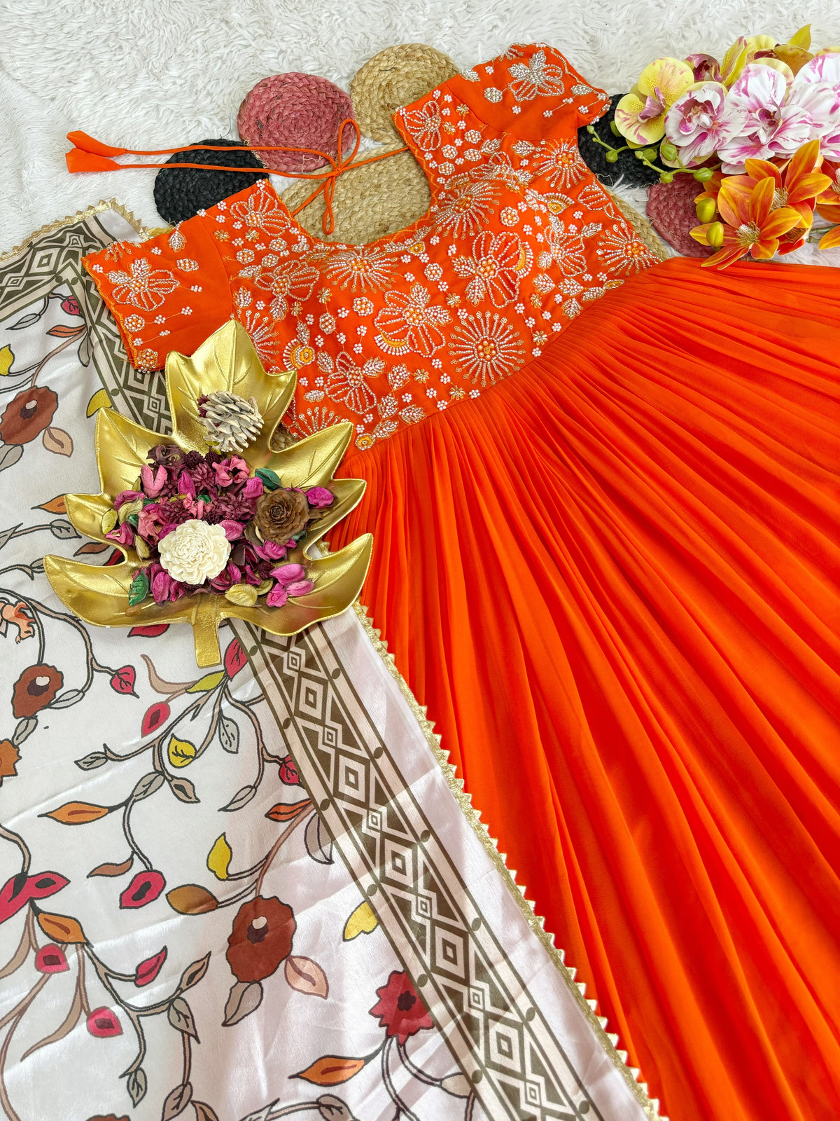 Maggam work gown