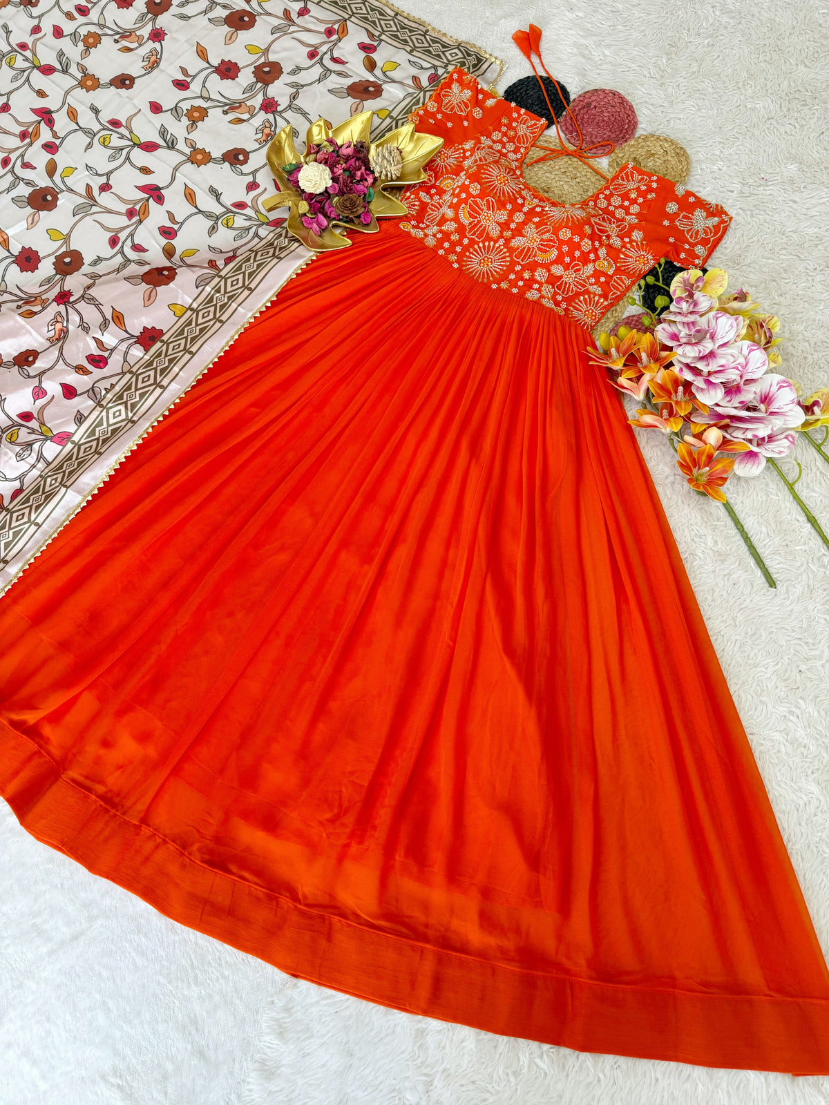Maggam work gown