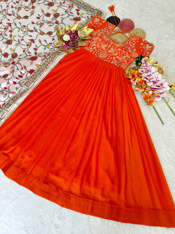 Maggam work gown