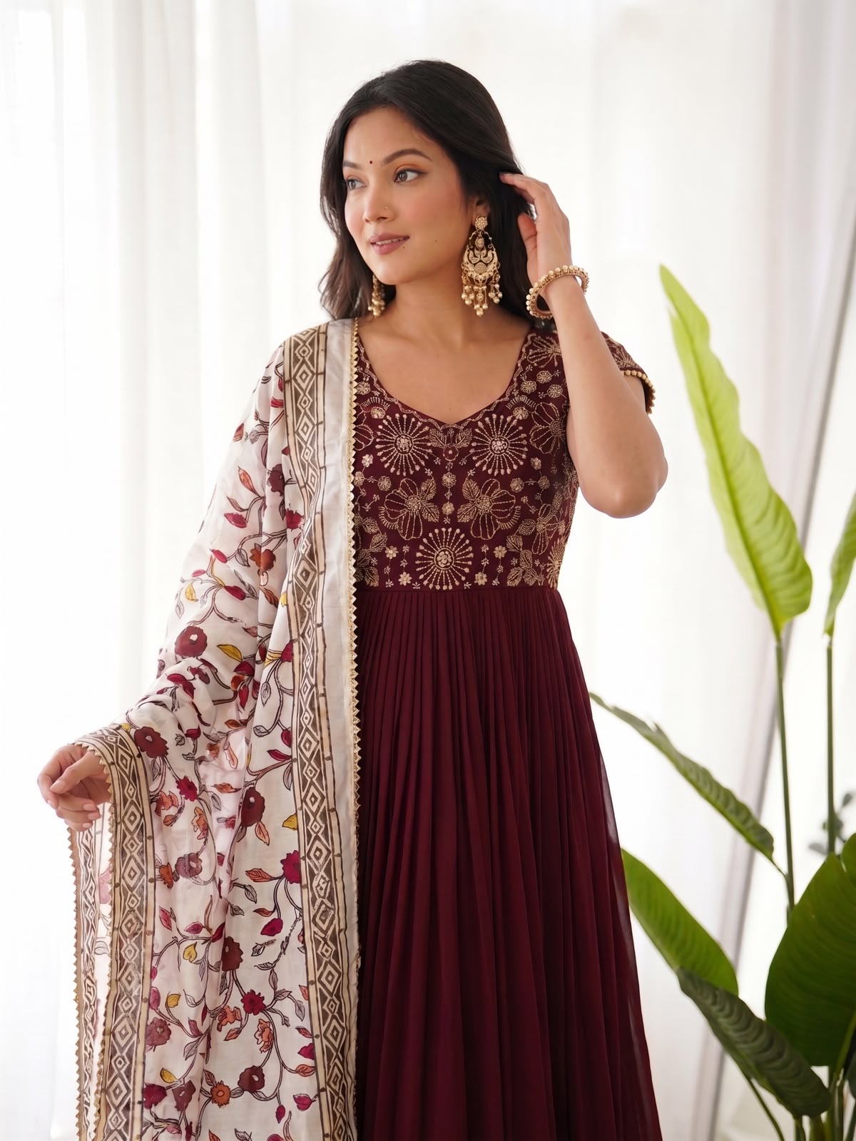 Maggam work gown