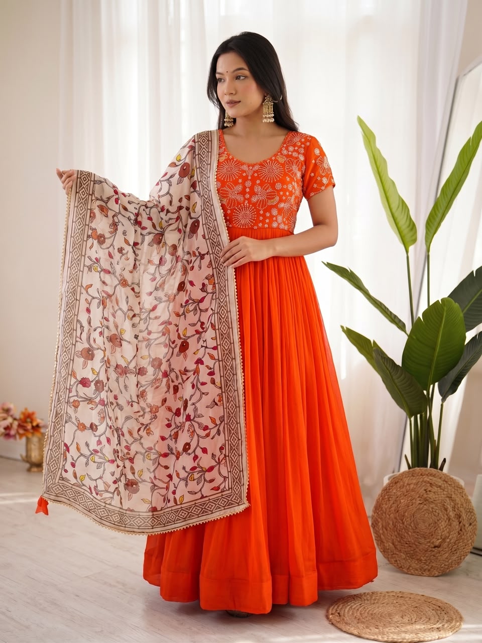 Maggam work gown