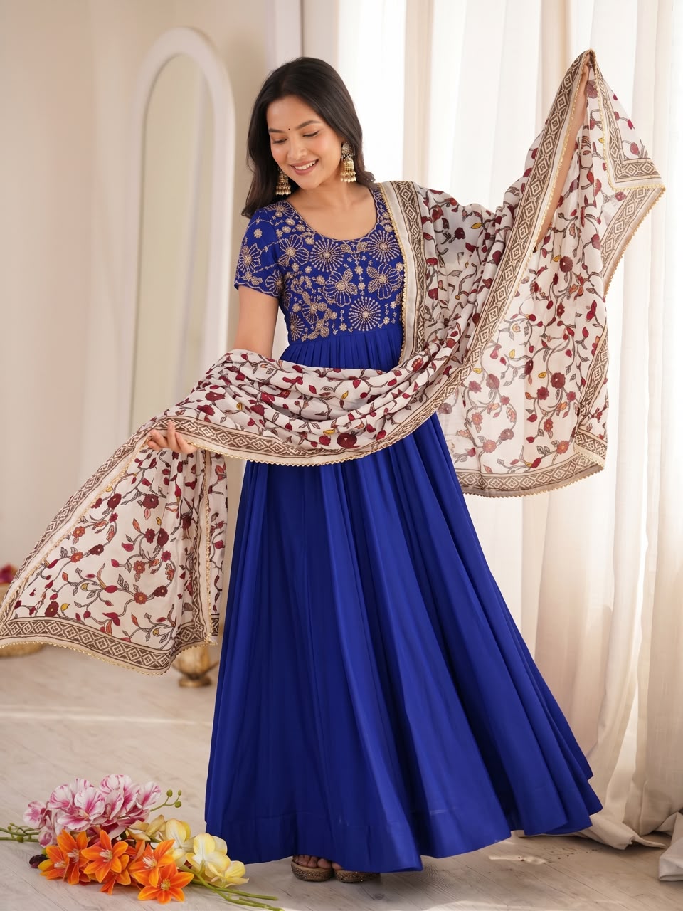 Maggam work gown
