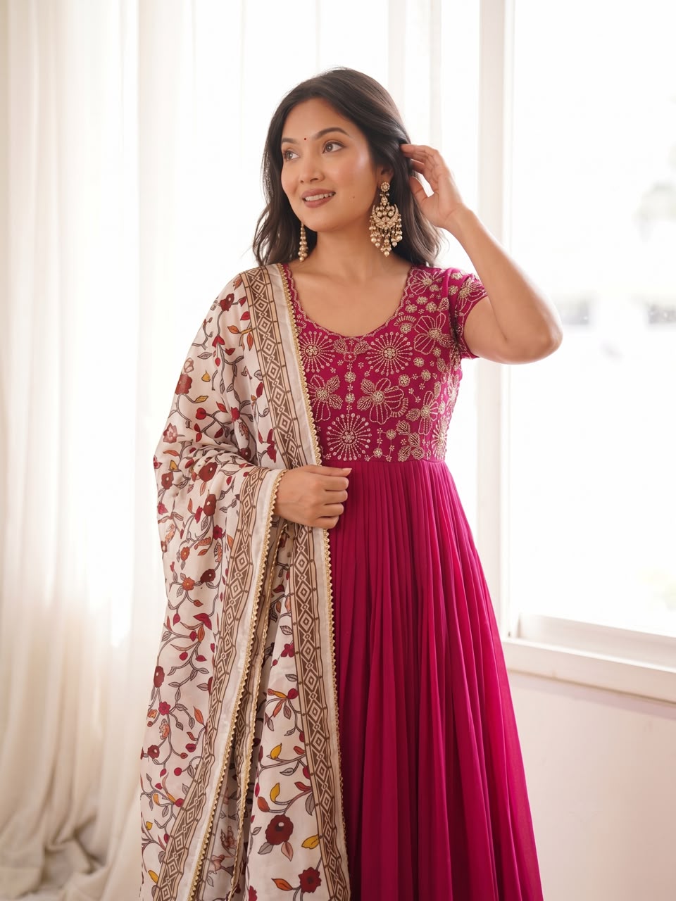 Maggam work gown