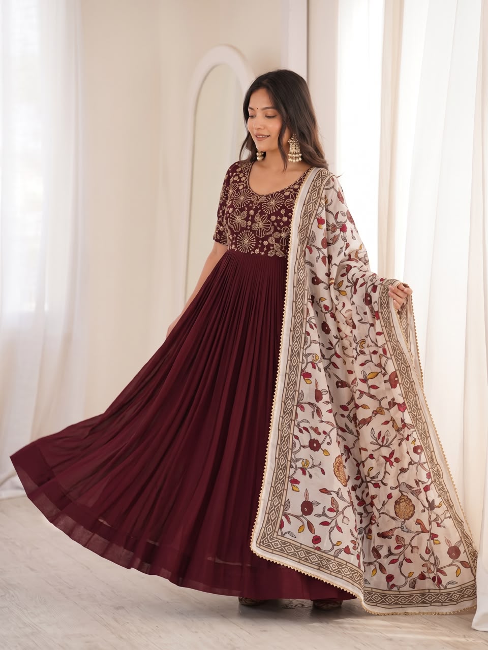Maggam work gown