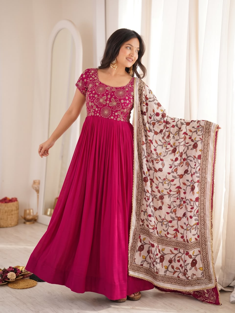 Maggam work gown