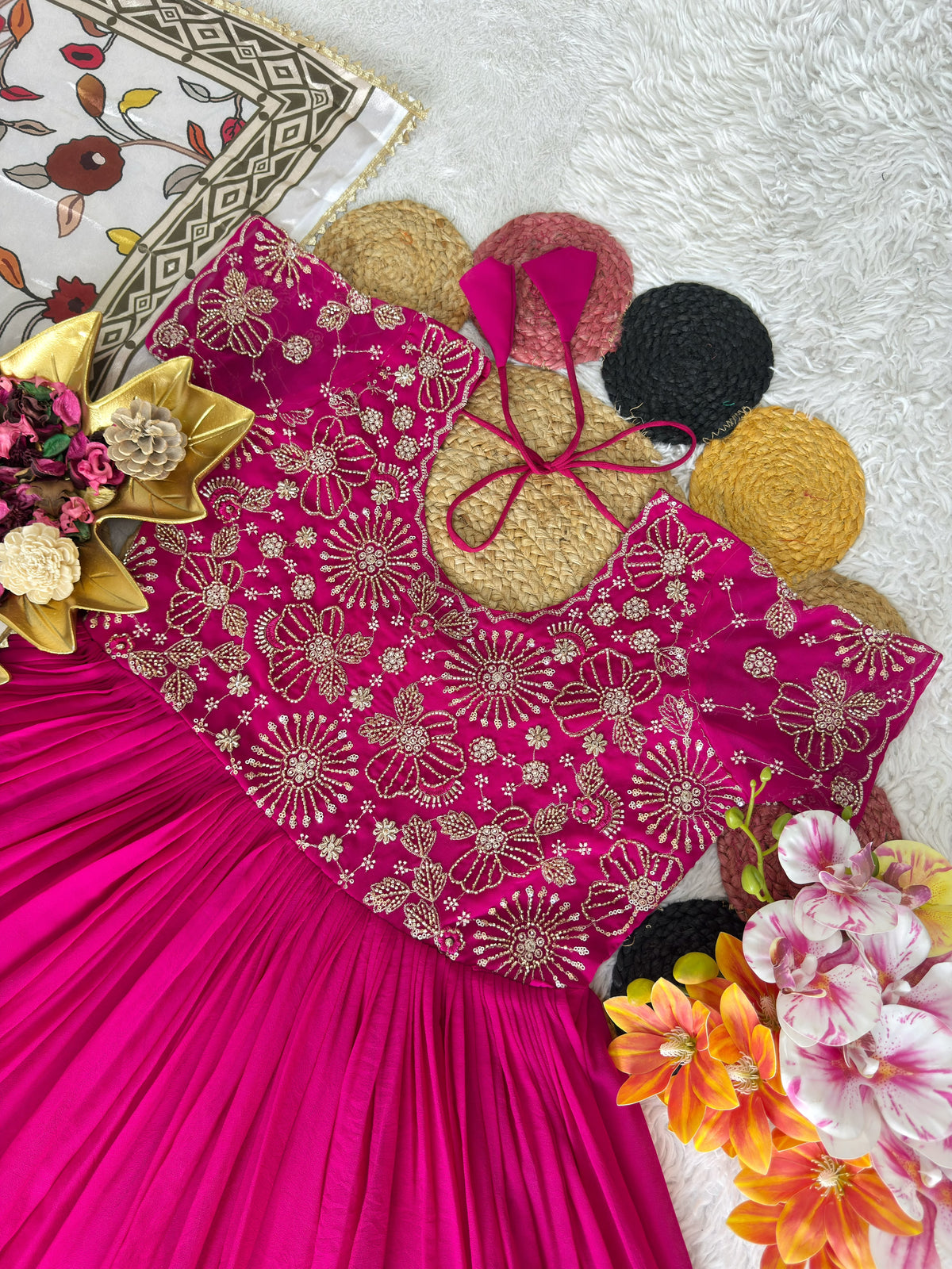 Maggam work gown