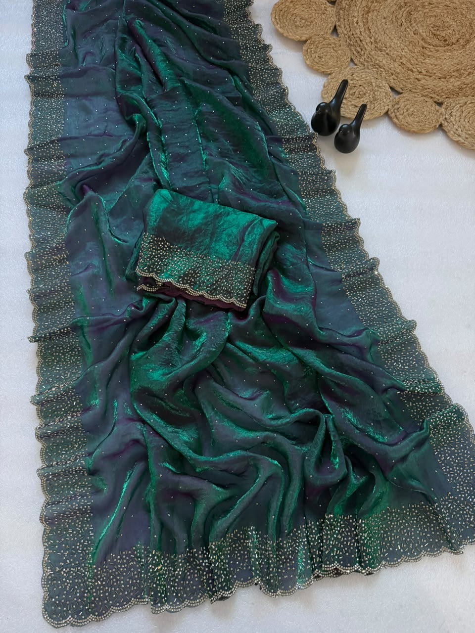 Space silk sarees