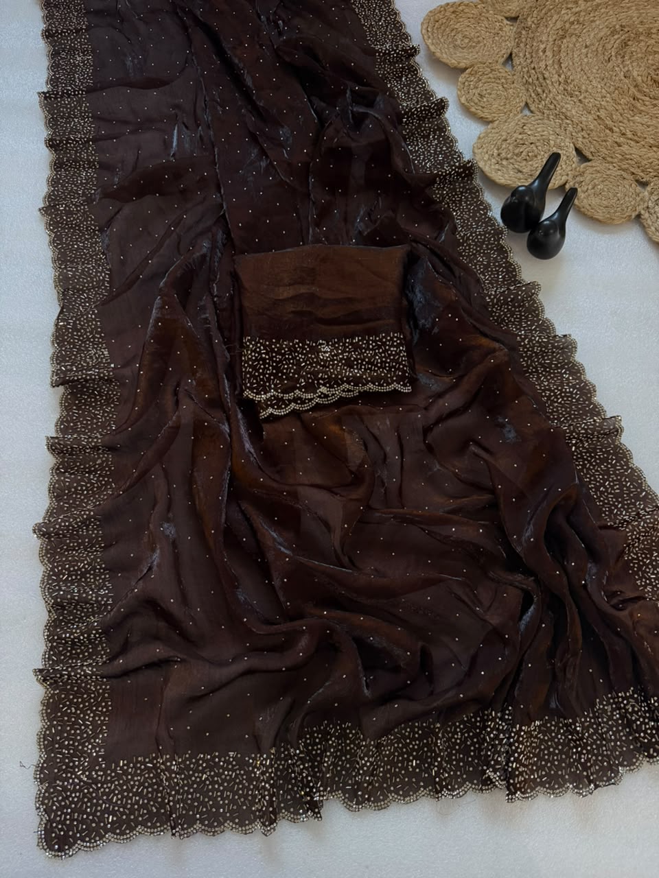Space silk sarees