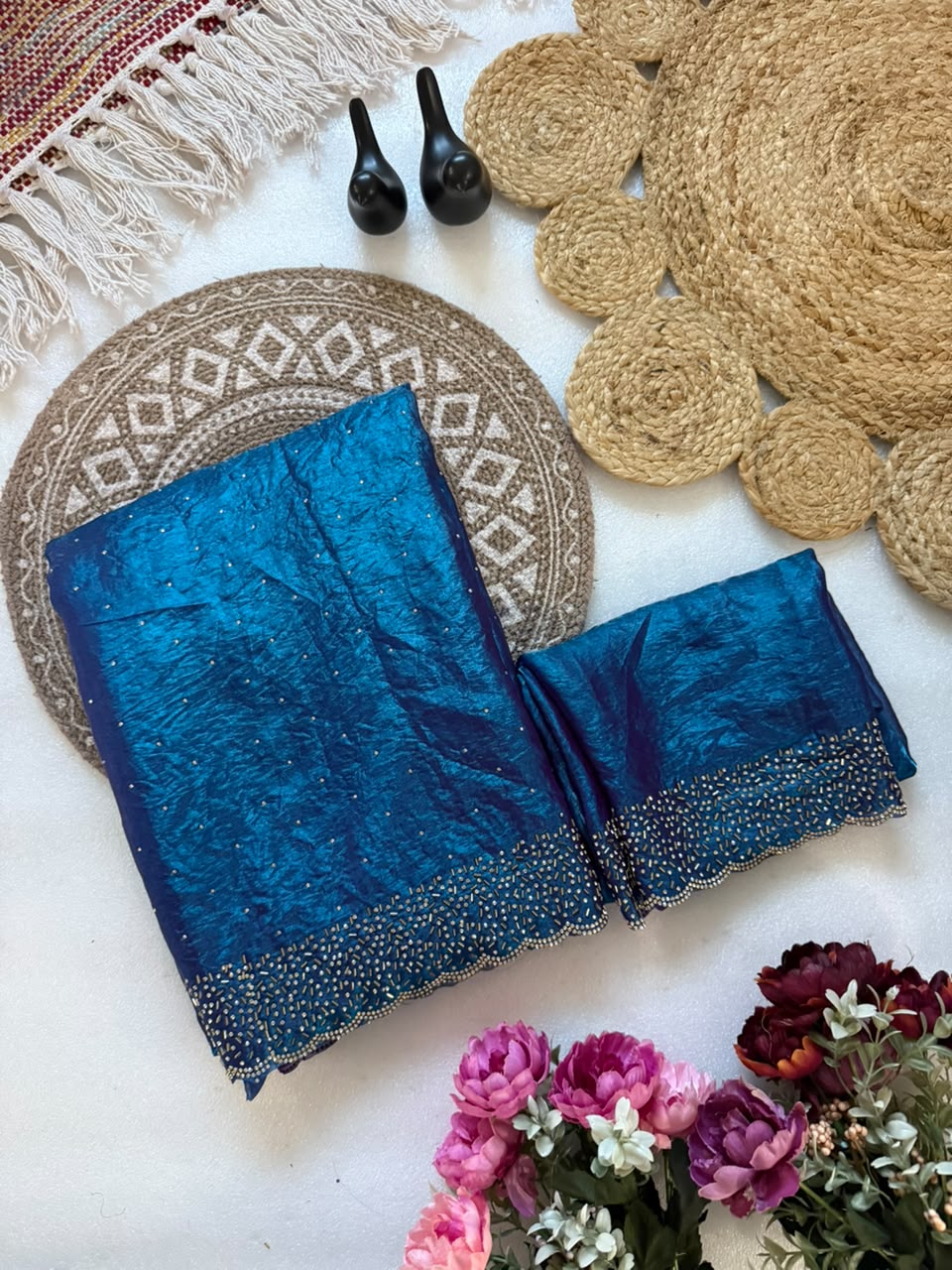 Space silk sarees