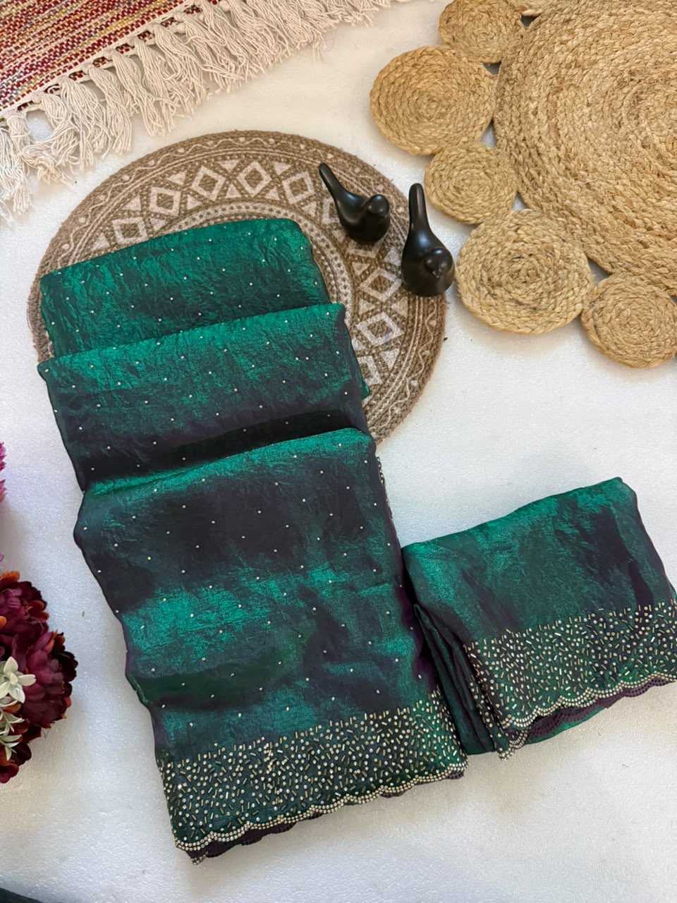 Space silk sarees