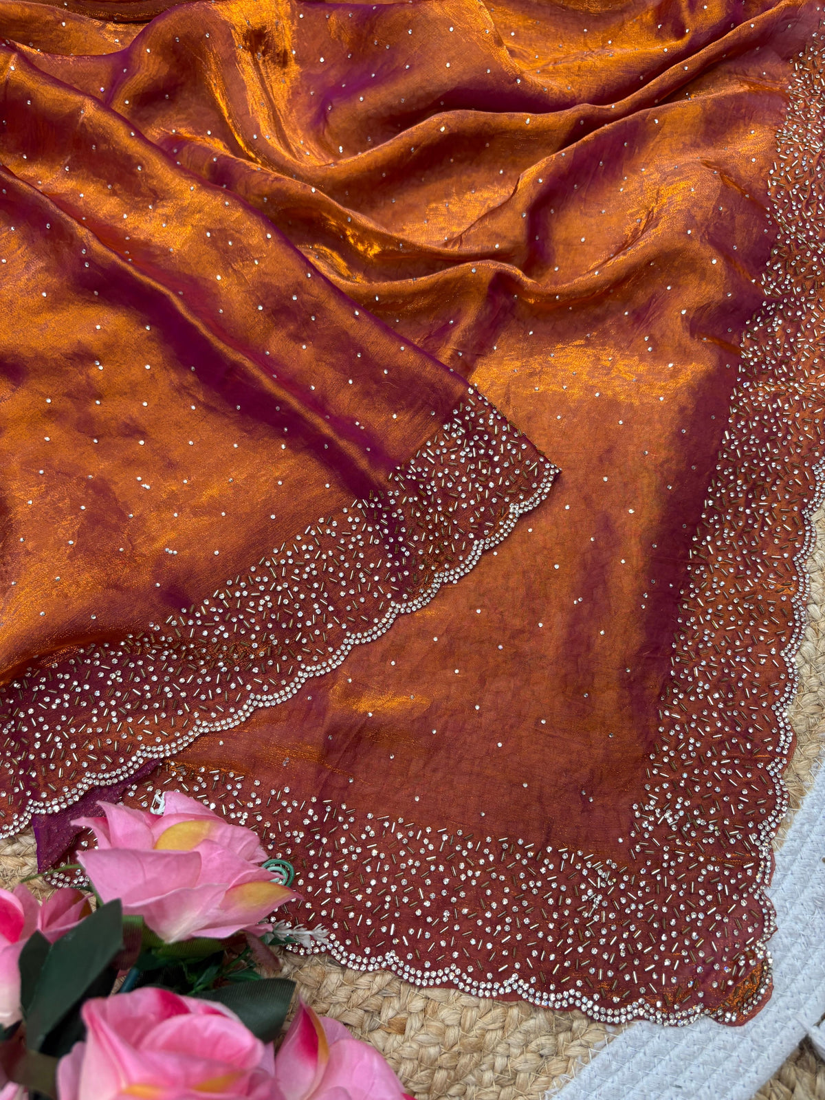 Space silk sarees