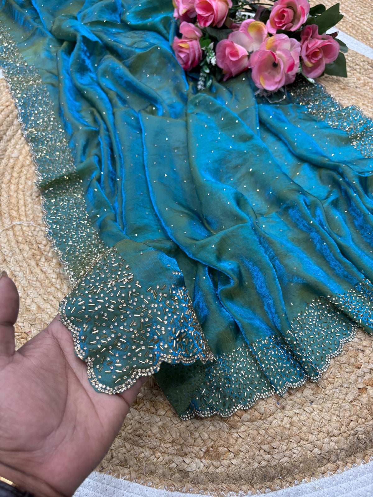 Space silk sarees
