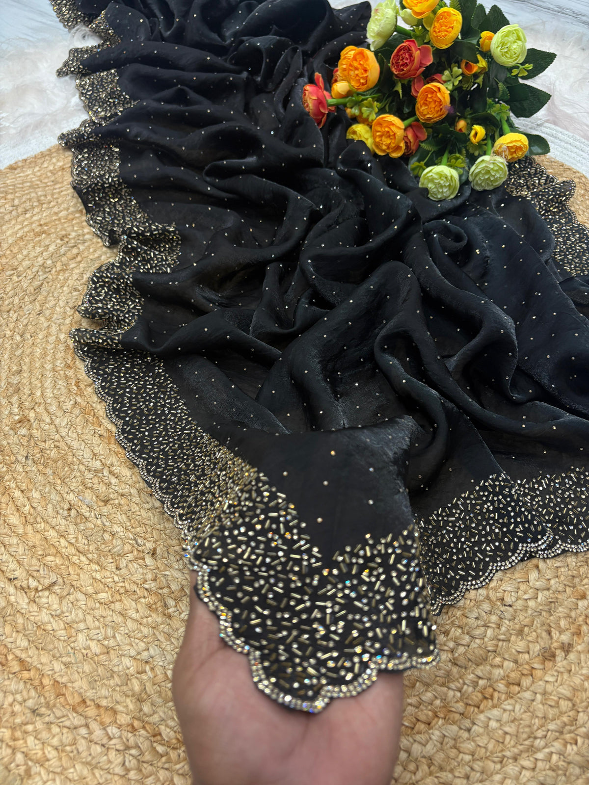 Space silk sarees