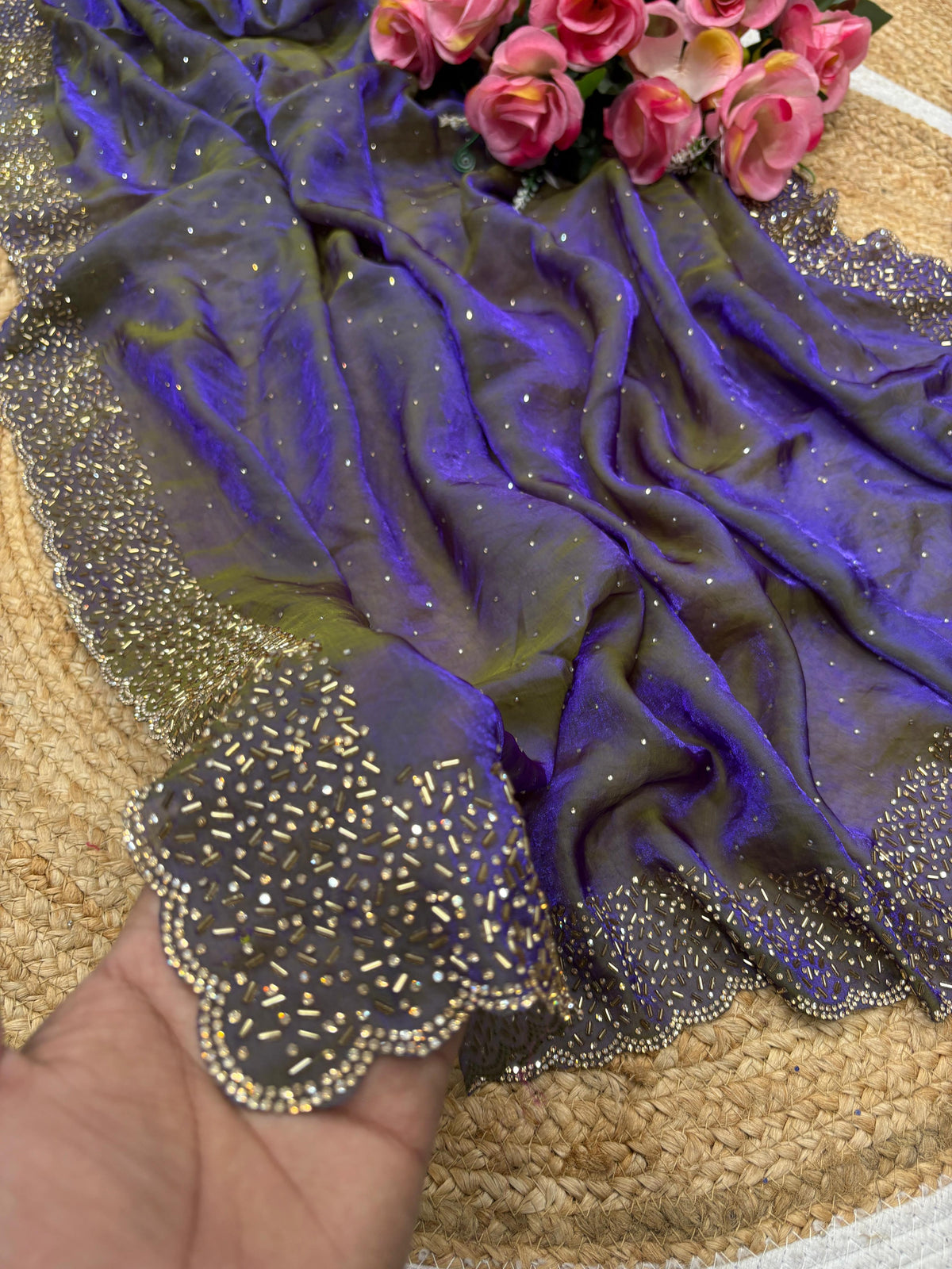 Space silk sarees