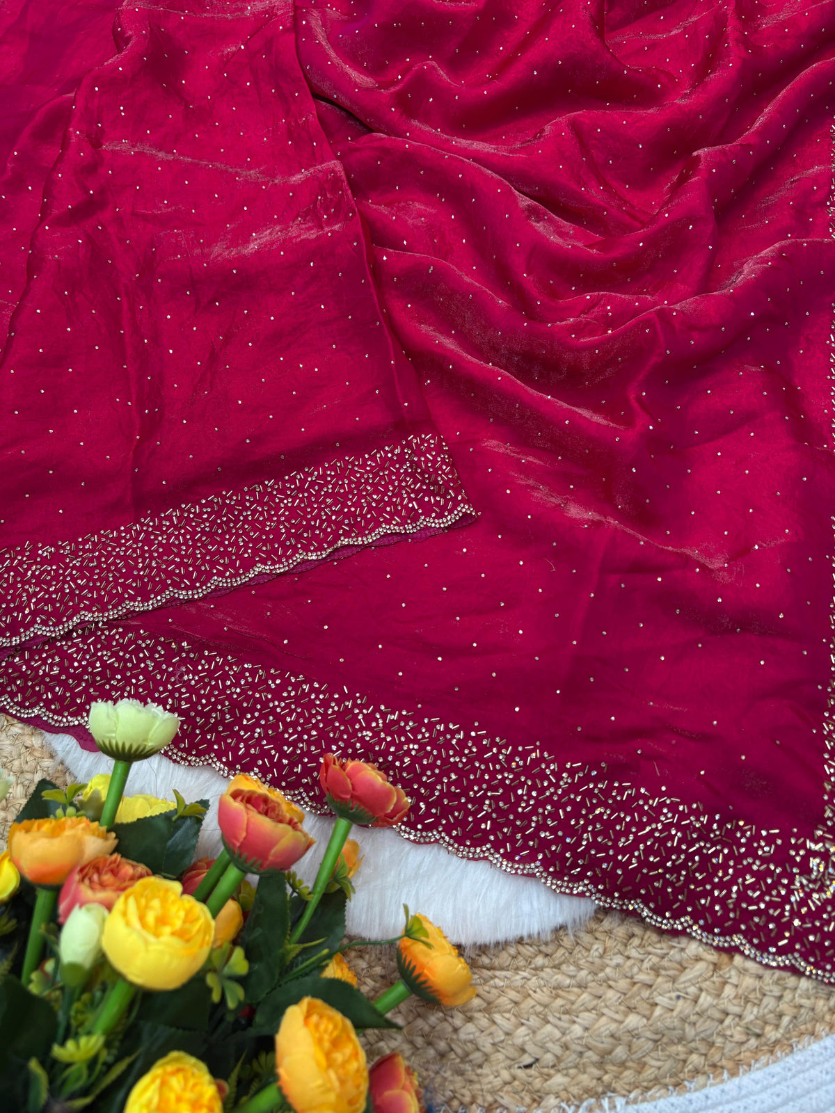 Space silk sarees