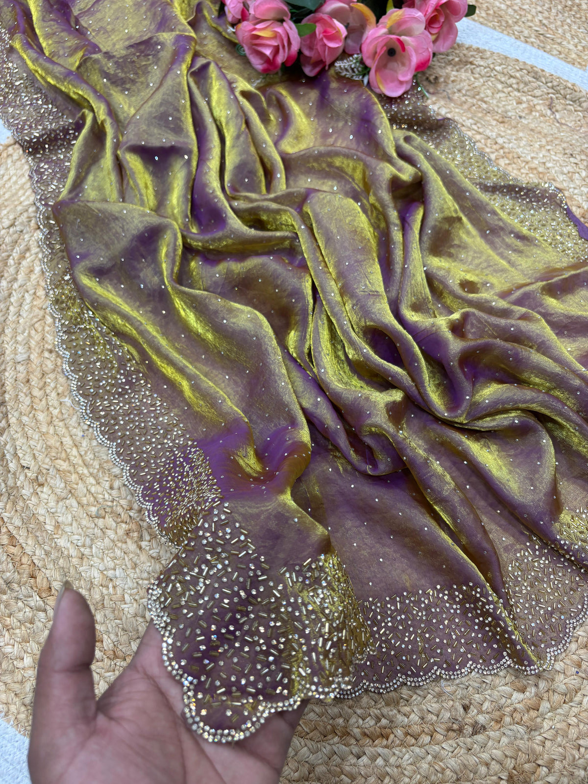 Space silk sarees