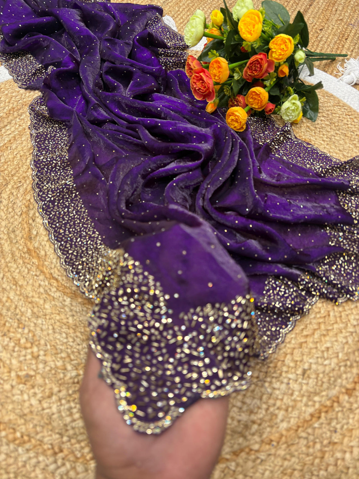 Space silk sarees