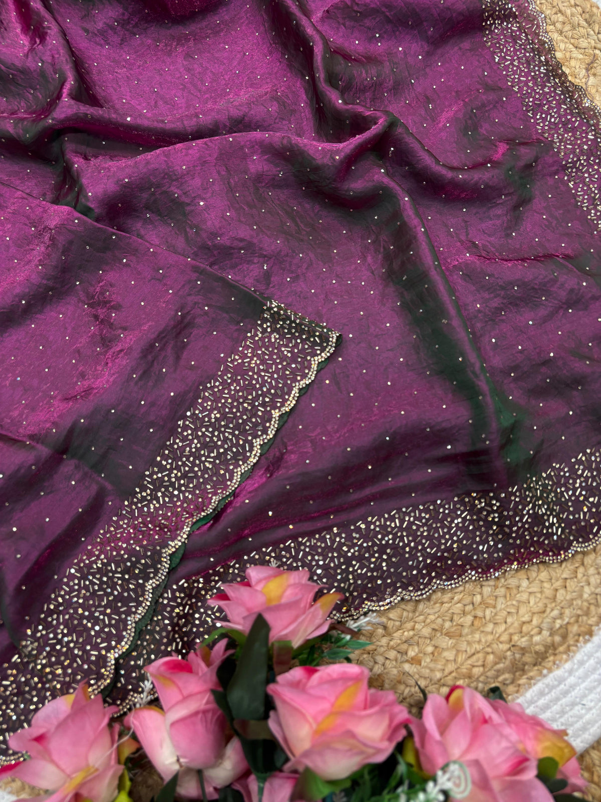 Space silk sarees