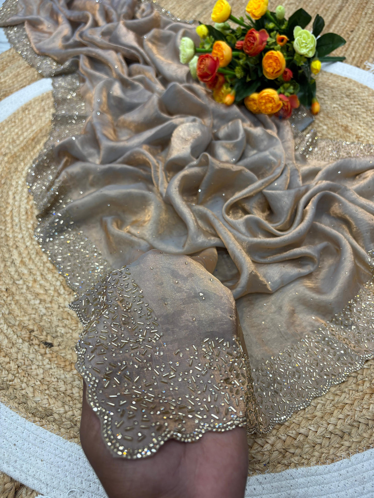 Space silk sarees