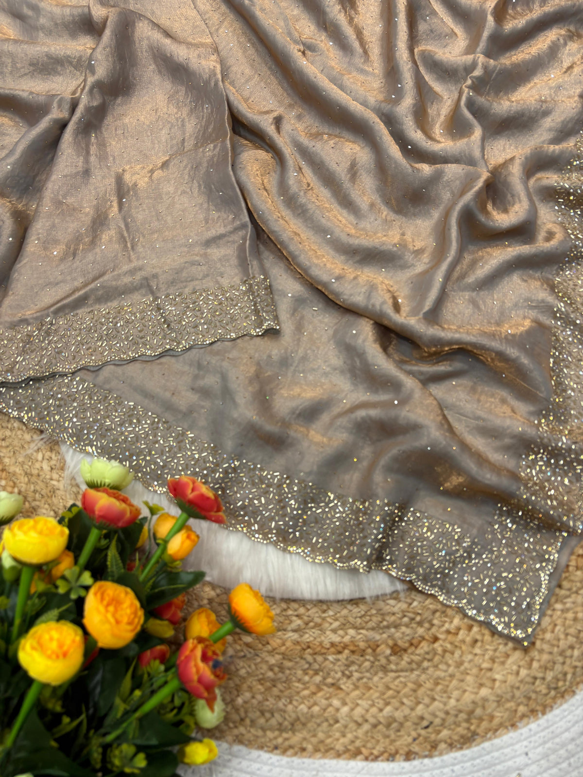 Space silk sarees