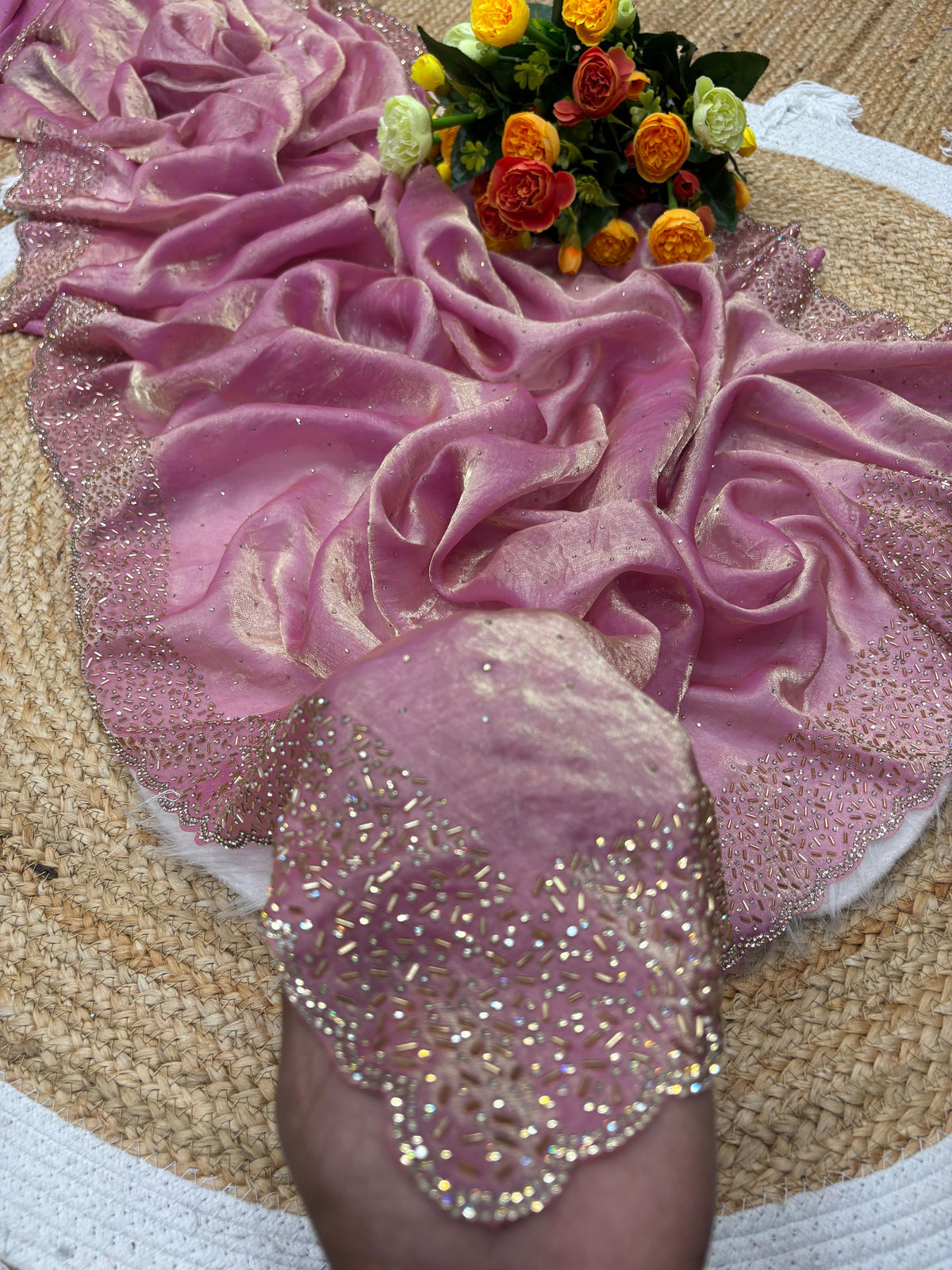 Space silk sarees