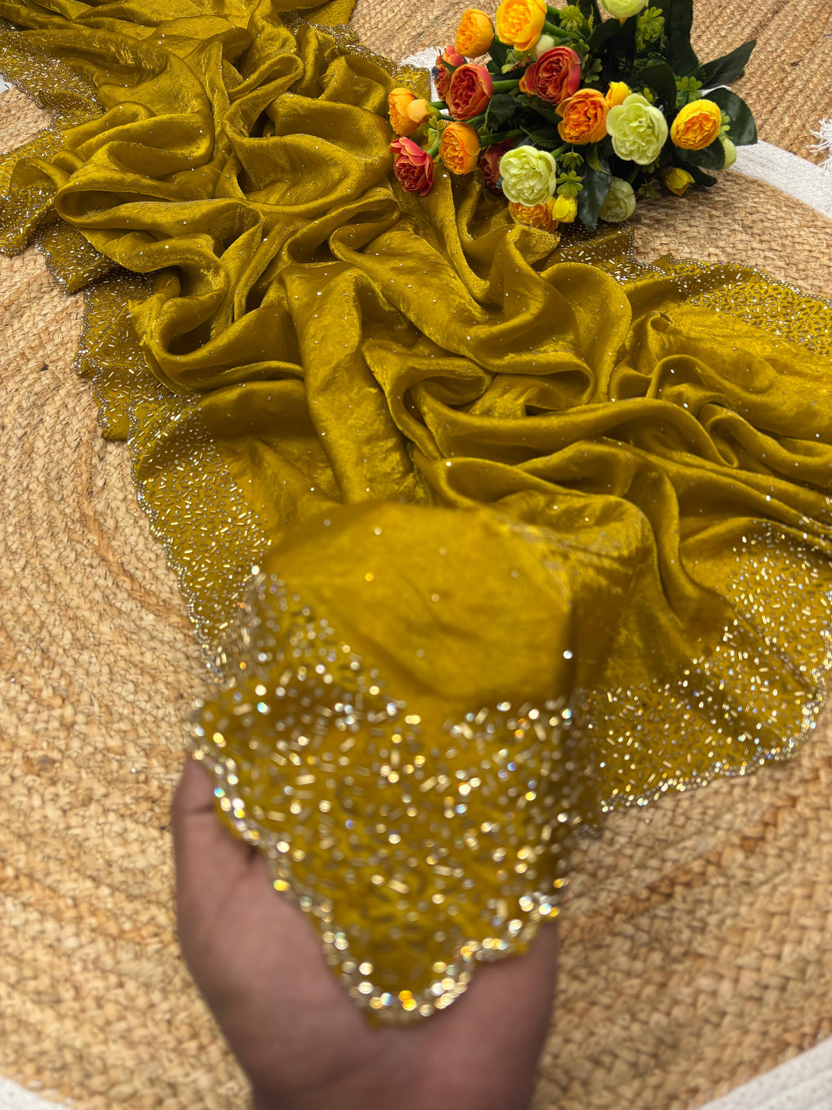 Space silk sarees