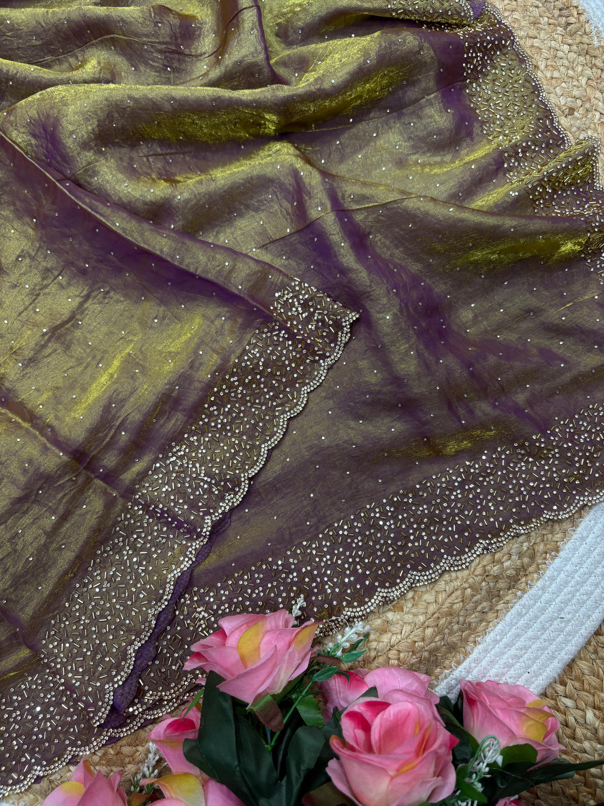 Space silk sarees
