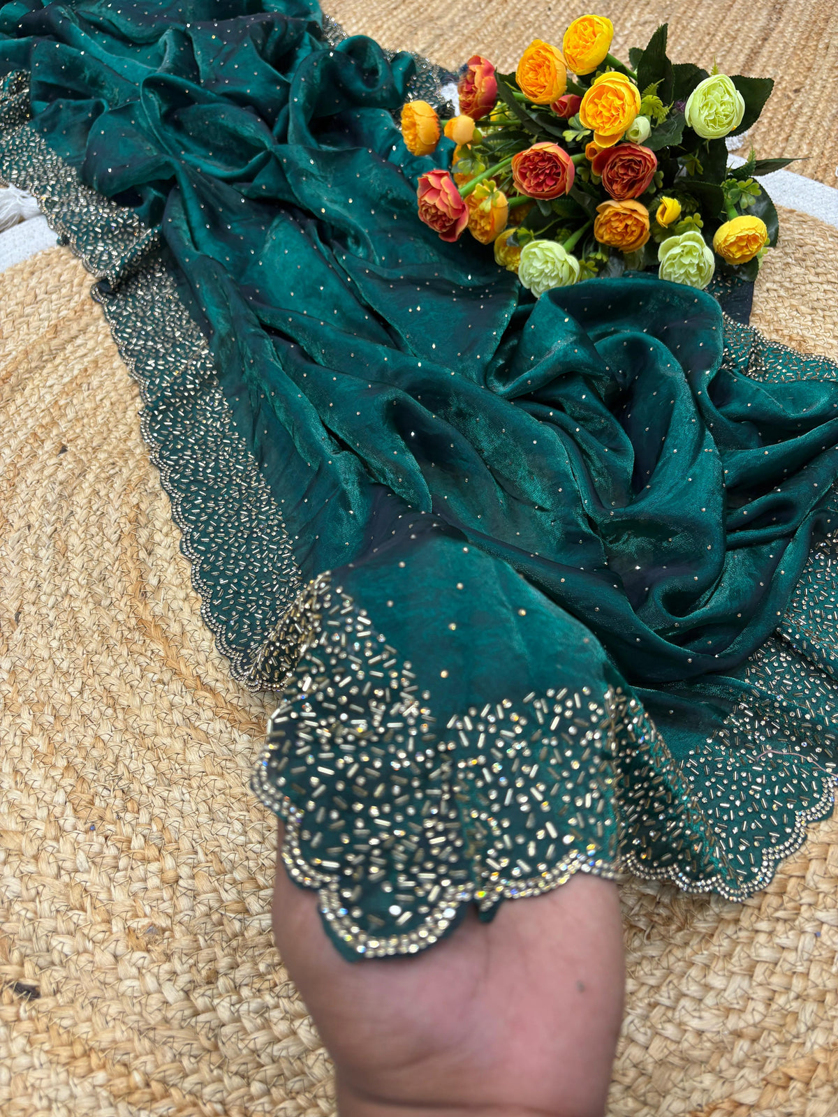 Space silk sarees