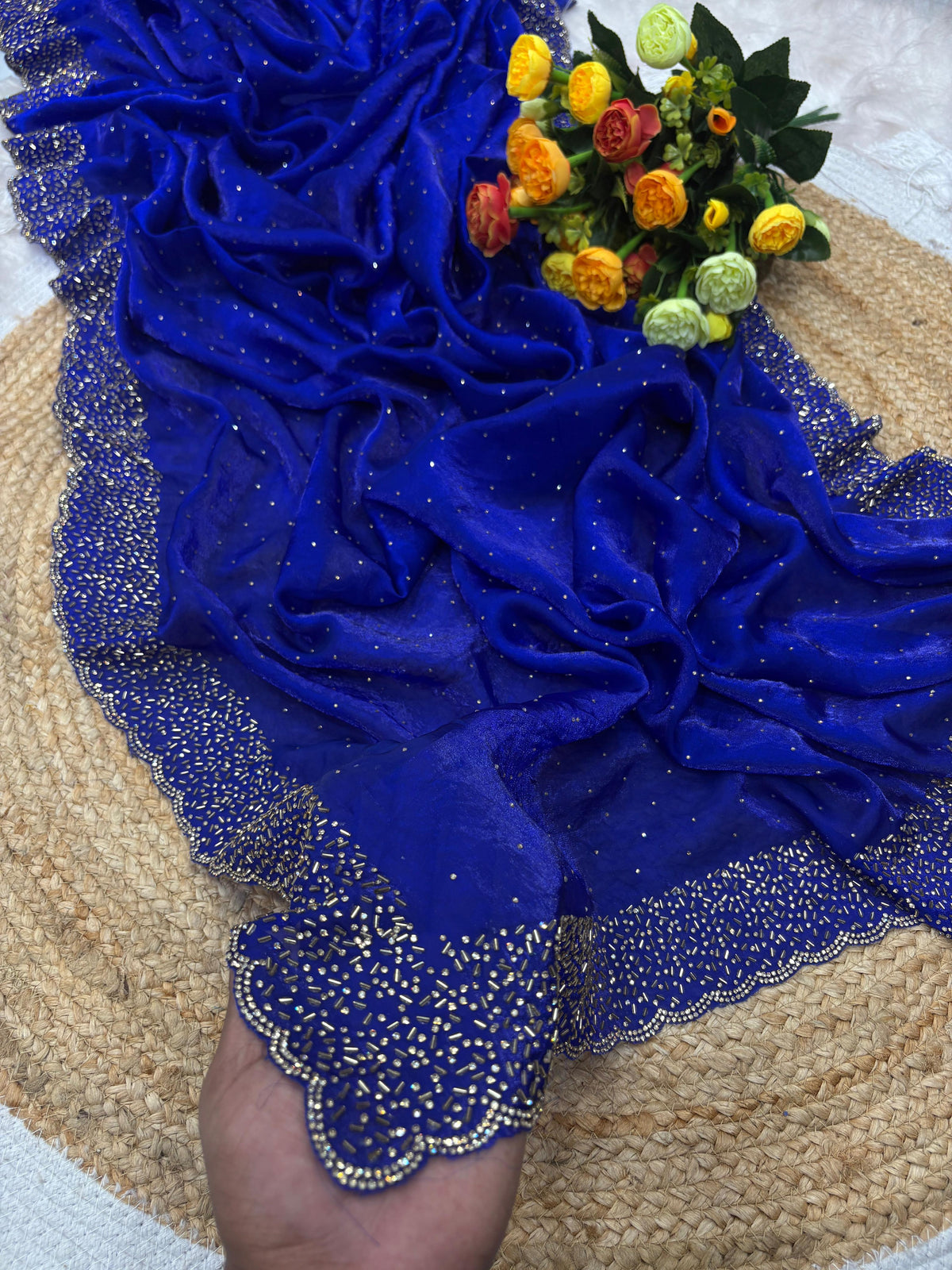 Space silk sarees