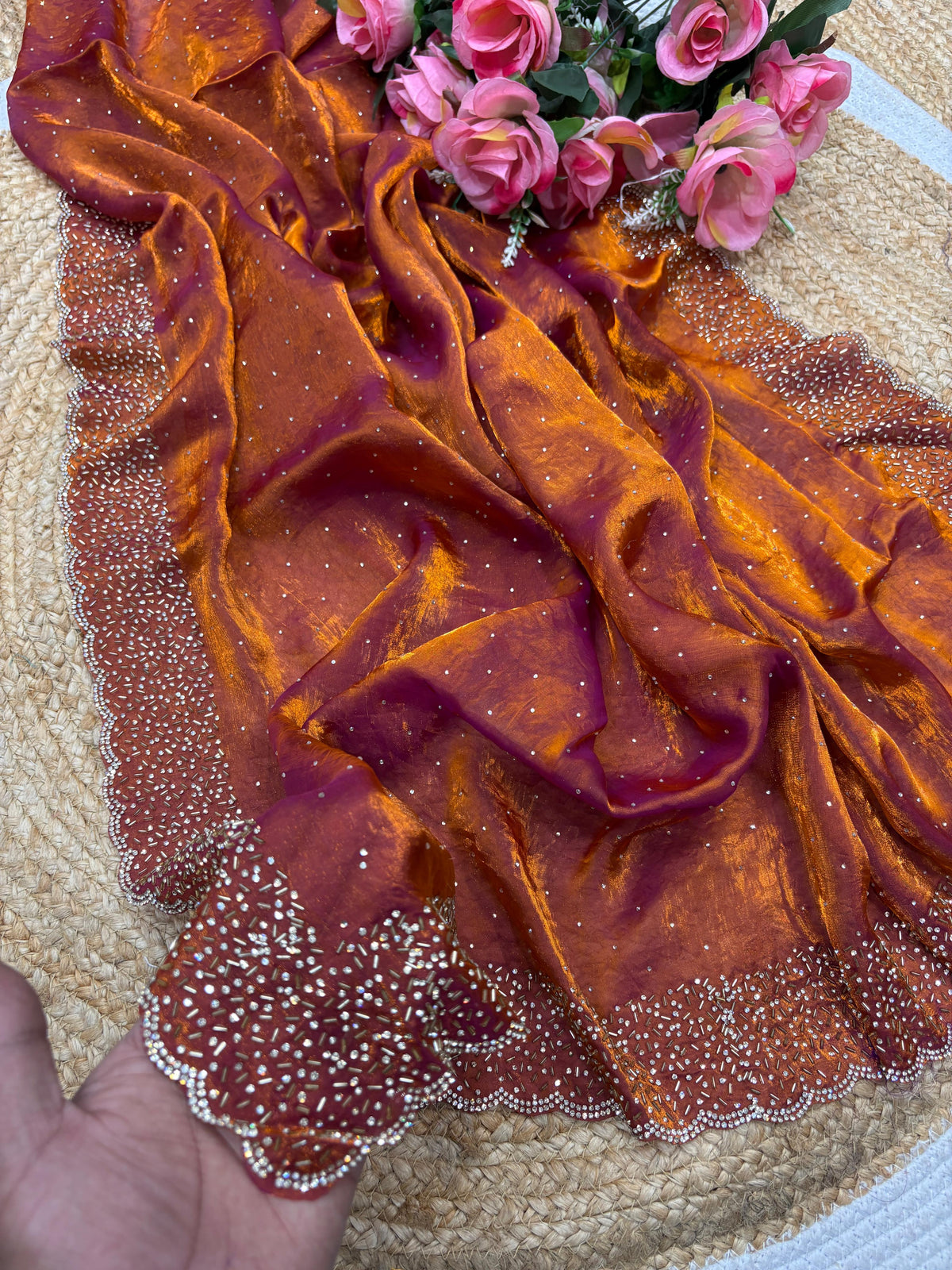 Space silk sarees