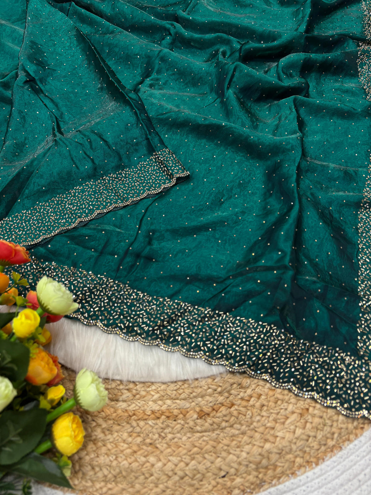 Space silk sarees