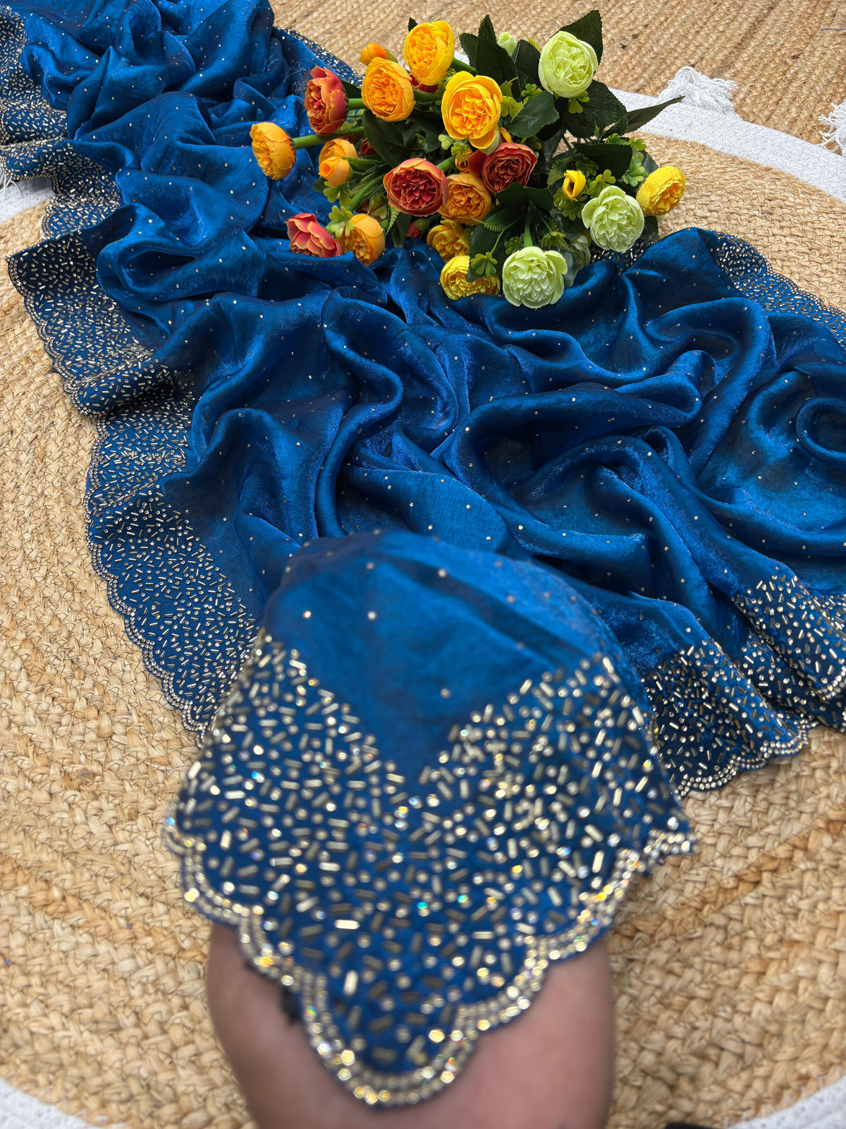 Space silk sarees