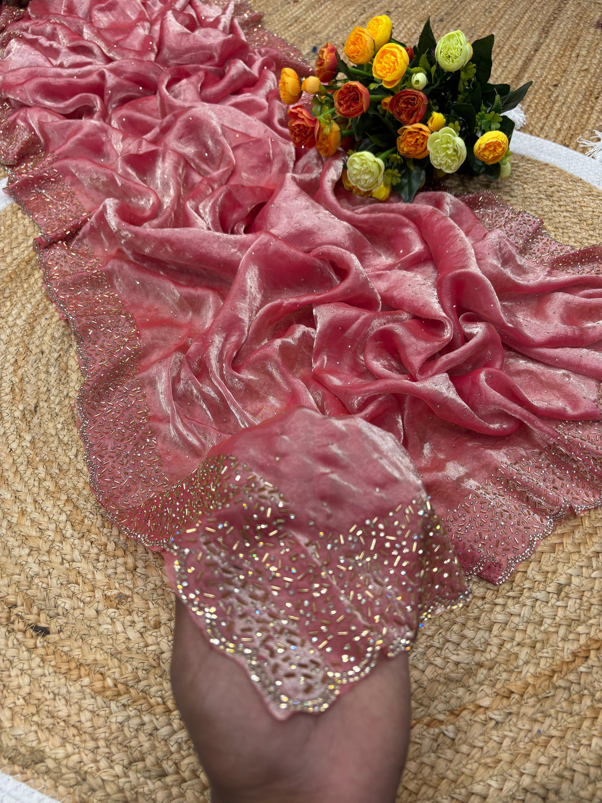 Space silk sarees