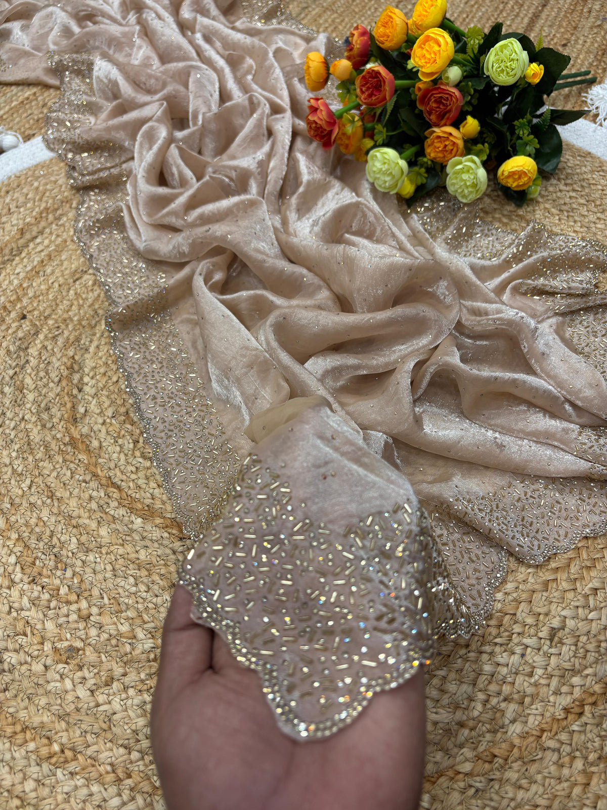 Space silk sarees