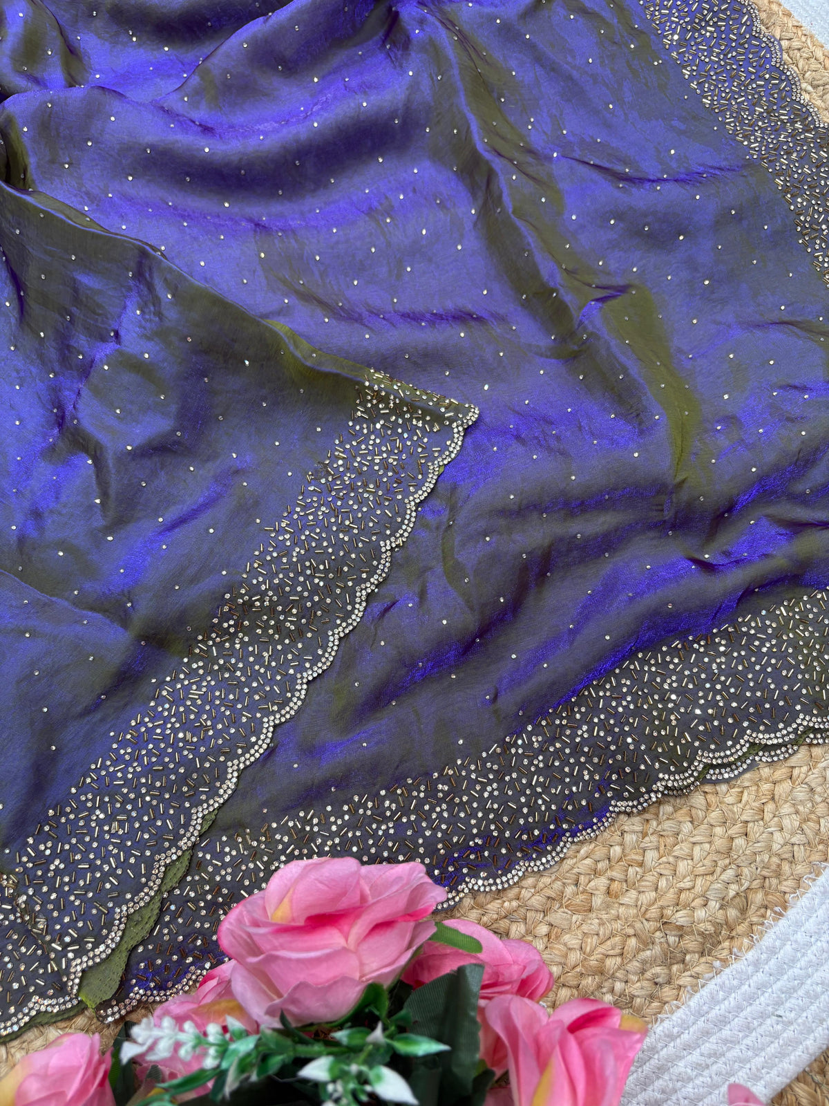 Space silk sarees
