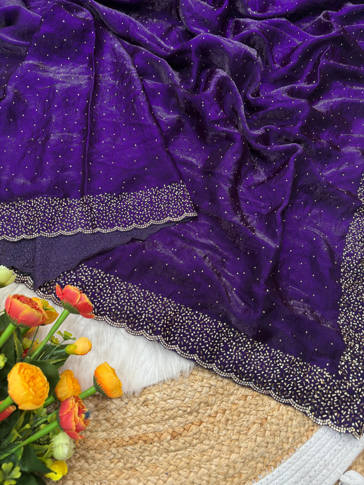 Space silk sarees