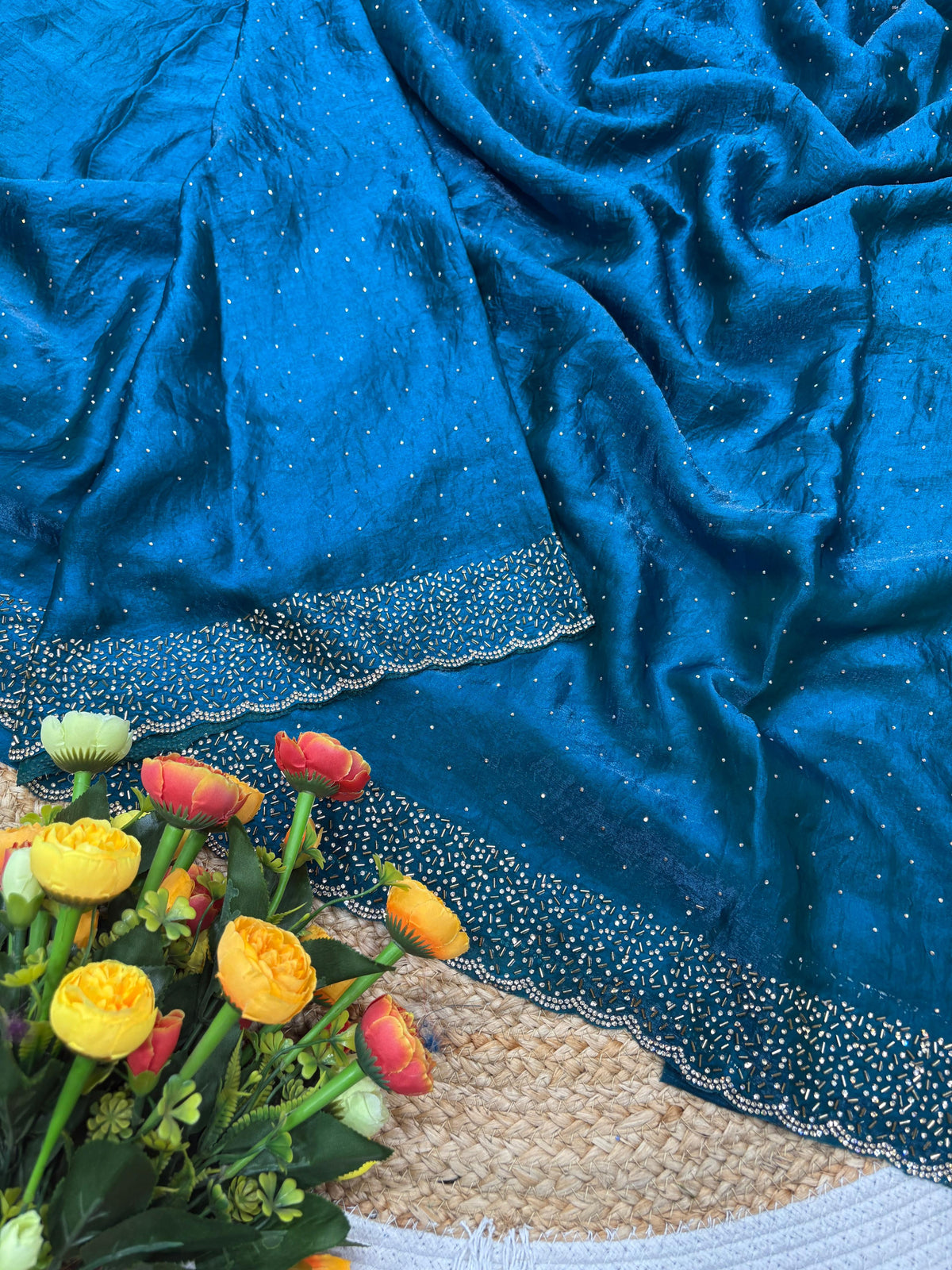 Space silk sarees