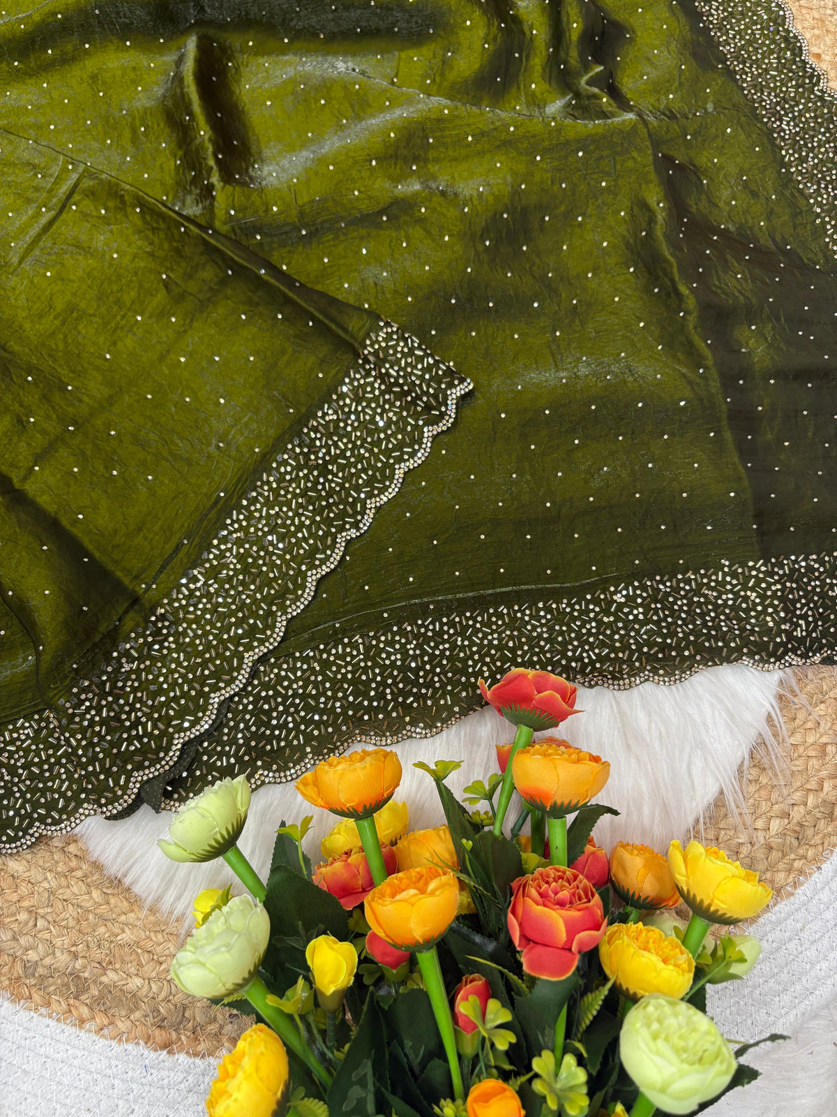 Space silk sarees