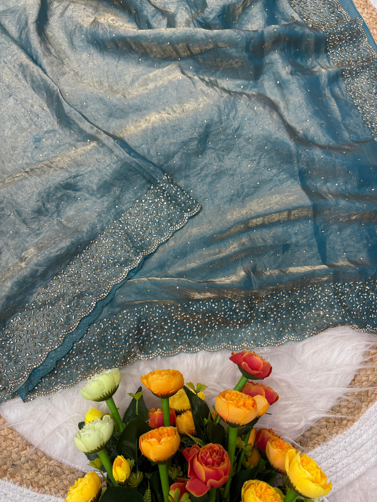 Space silk sarees
