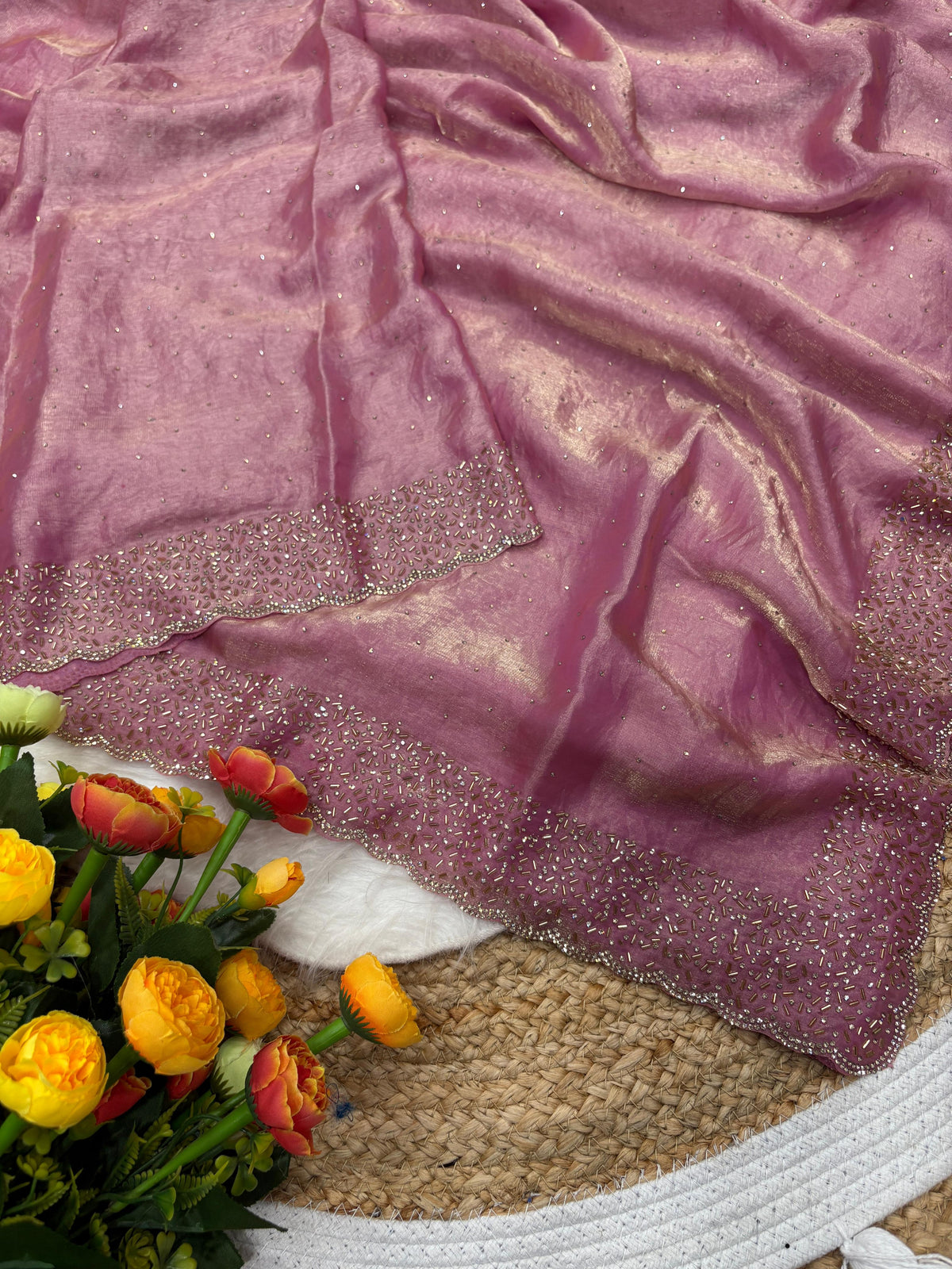 Space silk sarees