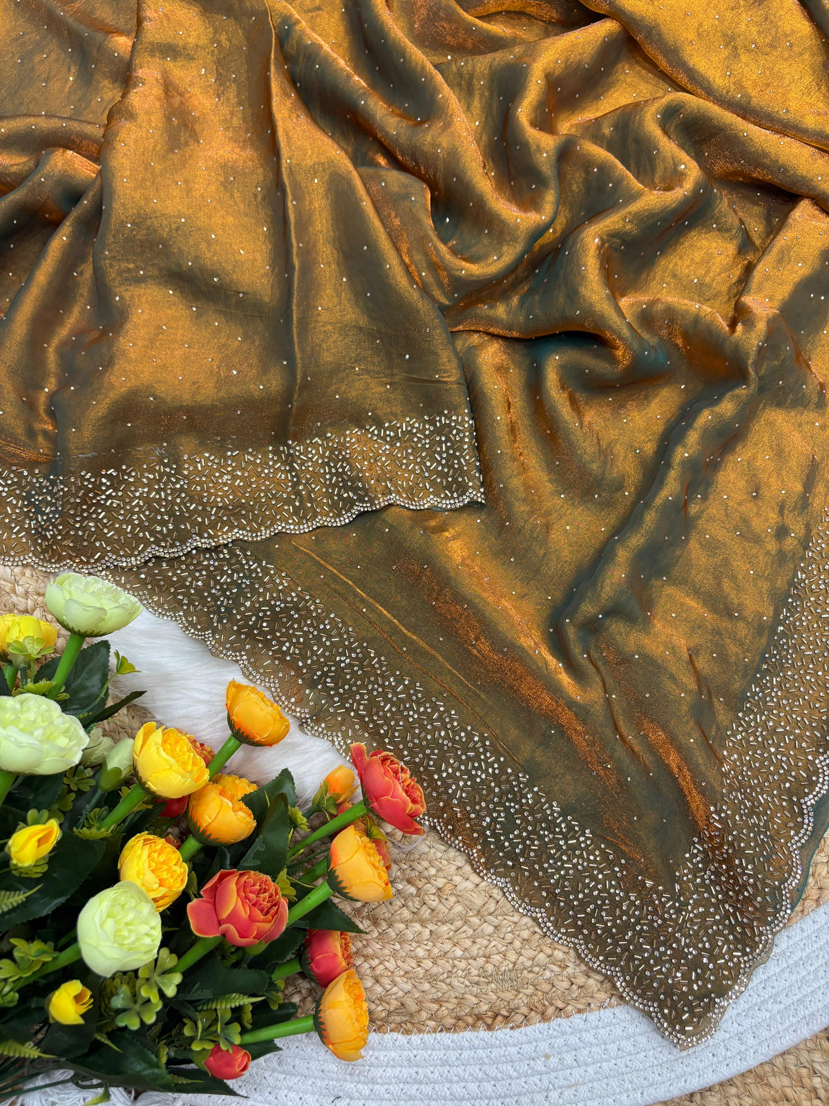 Space silk sarees